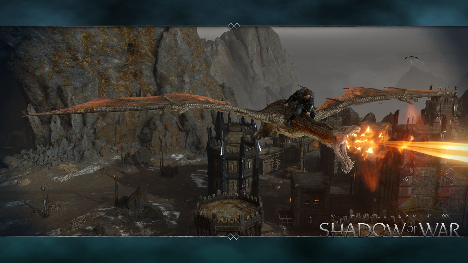 glowing, metal, building exterior, fire, no people, nature, glass - material, 1080P, burning, heat - temperature, Middle-Earth: Shadow of War, Middle Earth Shadow of War, HD Wallpaper