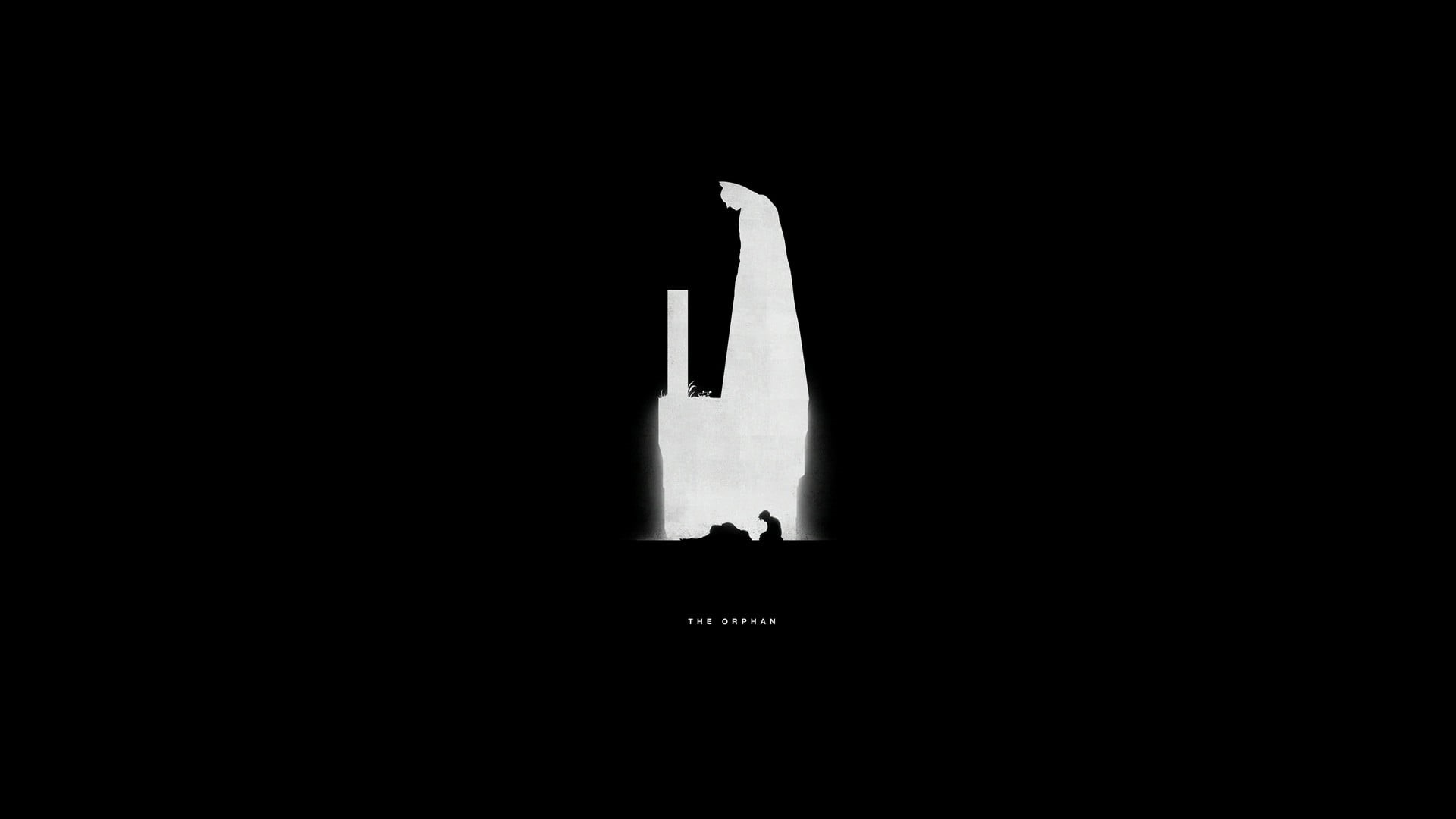 unrecognizable person, gun, real people, architecture, Batman: The Dark Knight, built structure, light - natural phenomenon, comics, stage, black background, HD Wallpaper