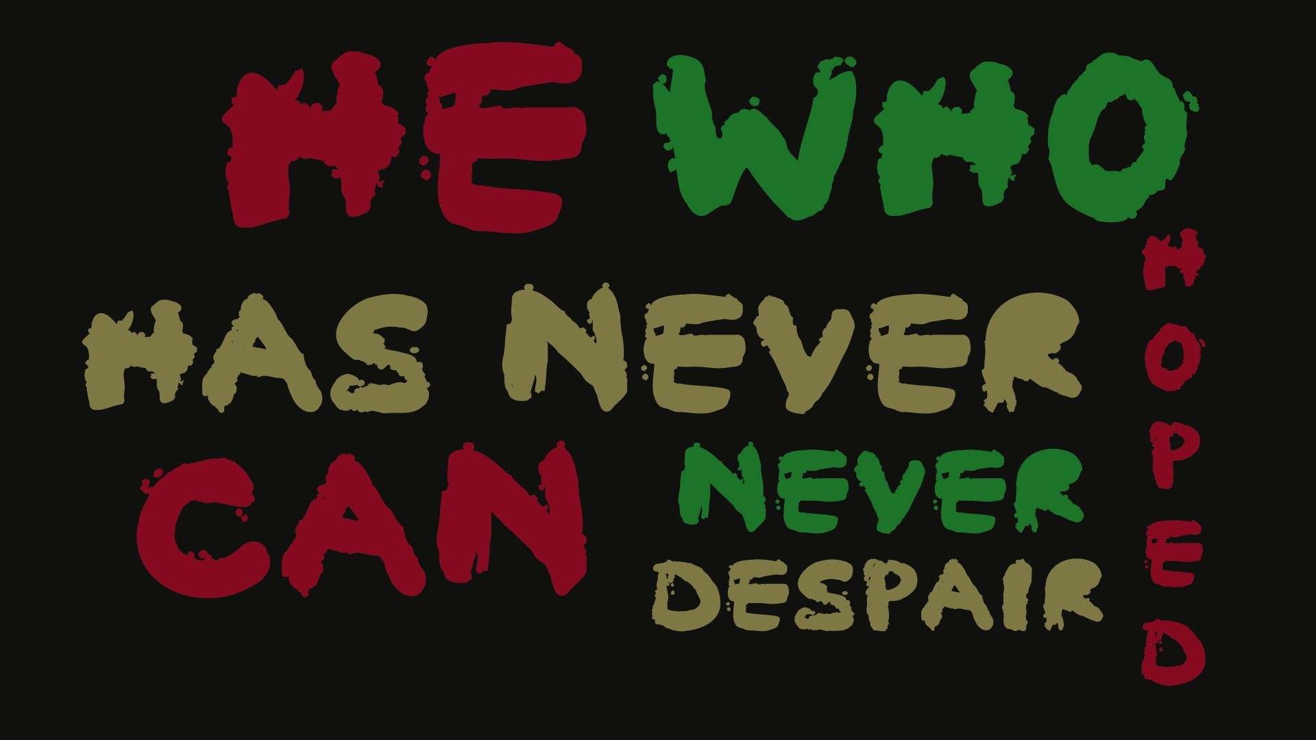 night, typescript, illuminated, people, quote, neon colored, neon, western script, technology, sign, 1080P, single word, text, despair, letter, message, HD Wallpaper
