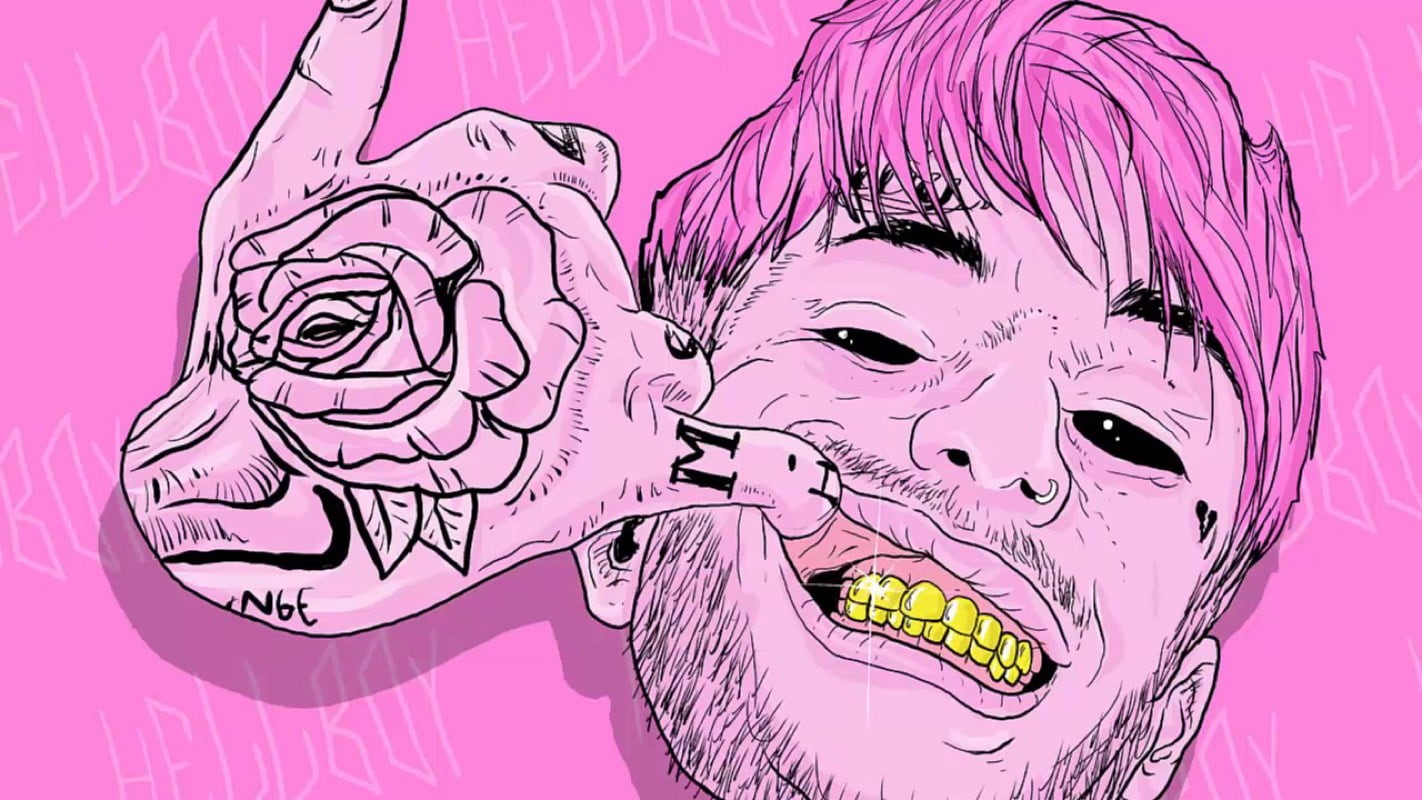 lil peep, trippy, 720P, music, HD Wallpaper
