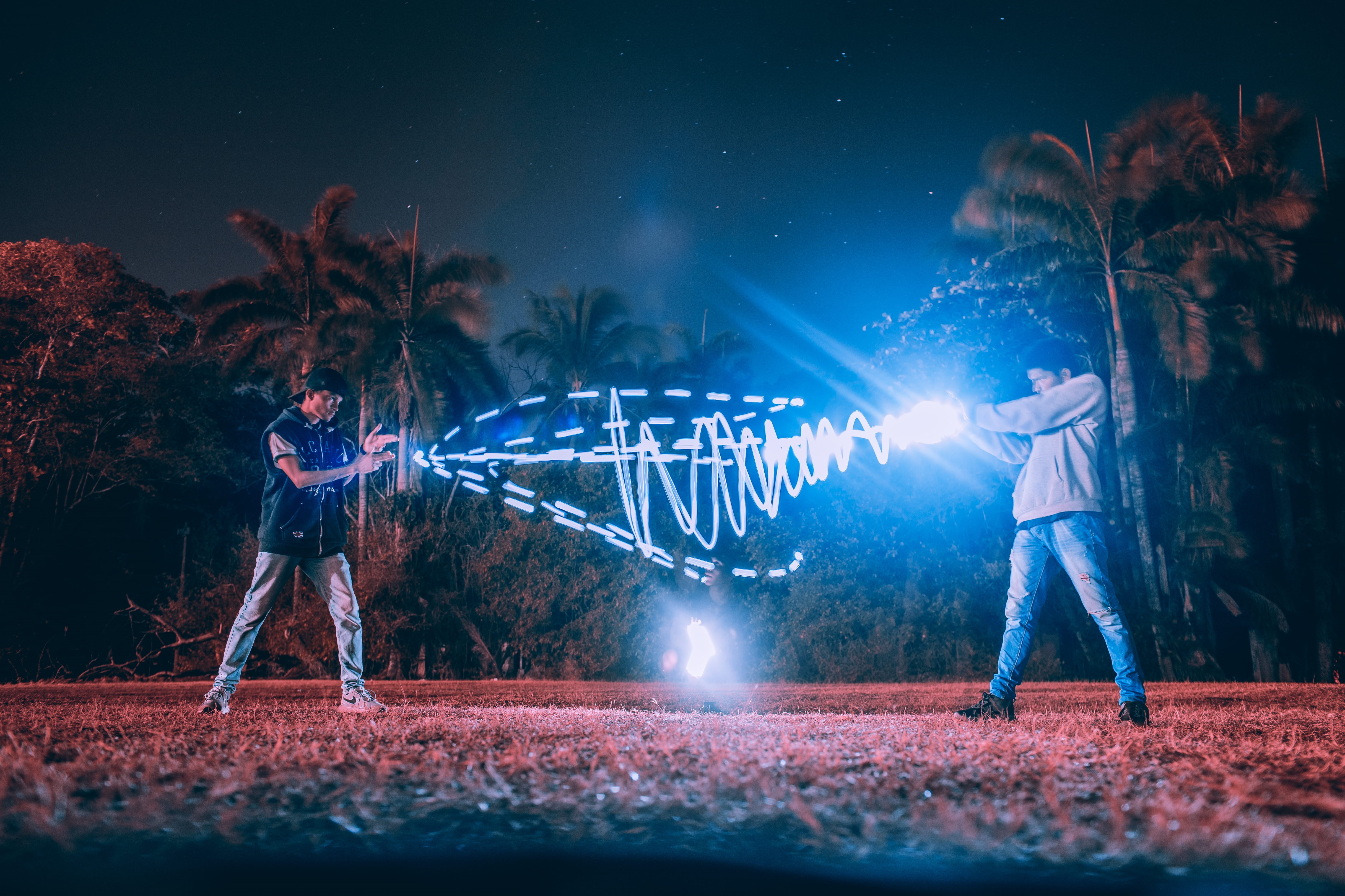 front view, outfit, hair, skill, close-up, guys, lights, celebration, performance, photoshoot, dusk, evening, real people, young men, colors, motion, dark, HD Wallpaper