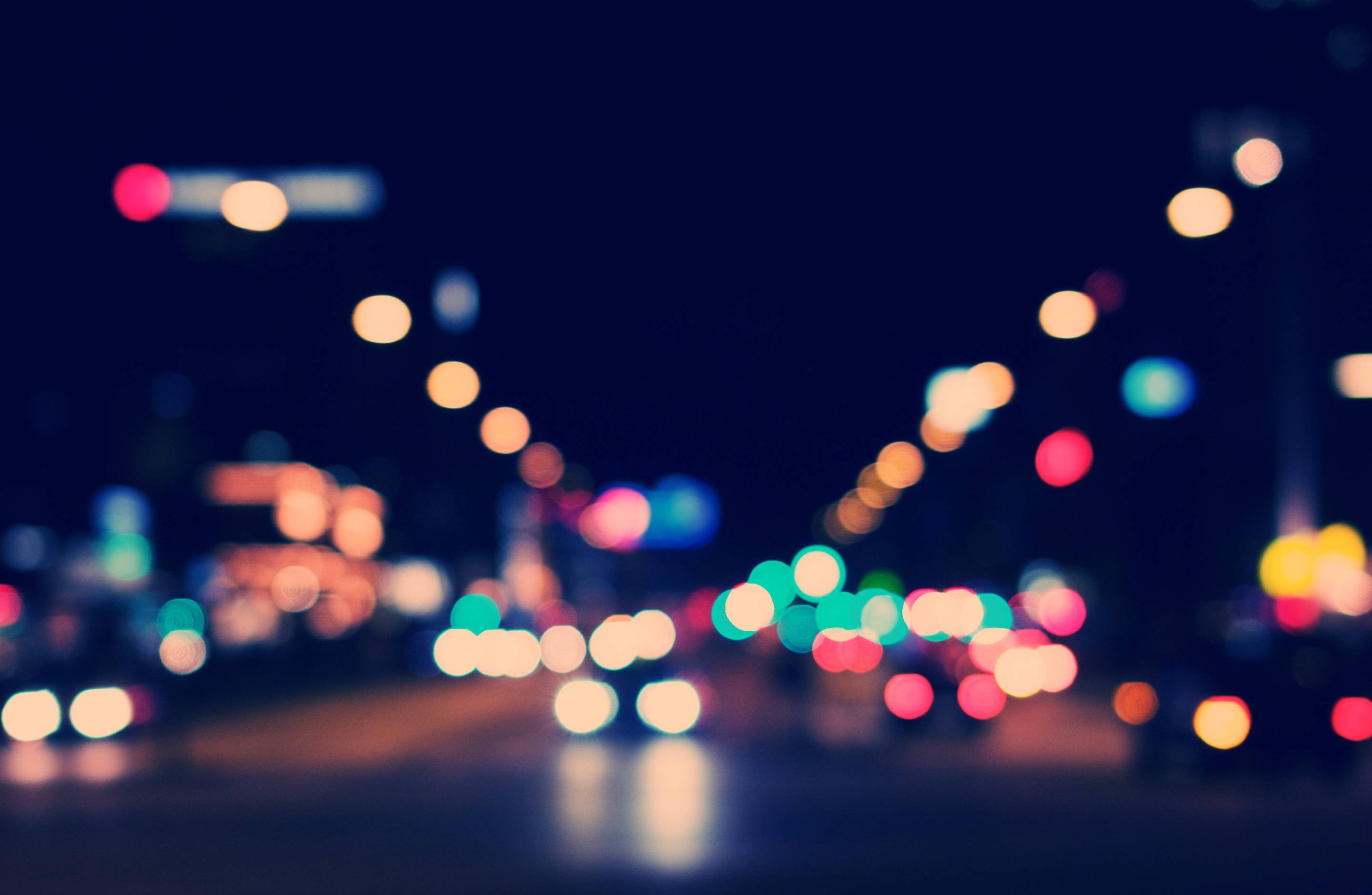car, yellow, street, photo, architecture, red, pattern, selective, multi Colored, illuminated, shiny, abstract, 2K, speed, outdoors, city Life, glowing, HD Wallpaper