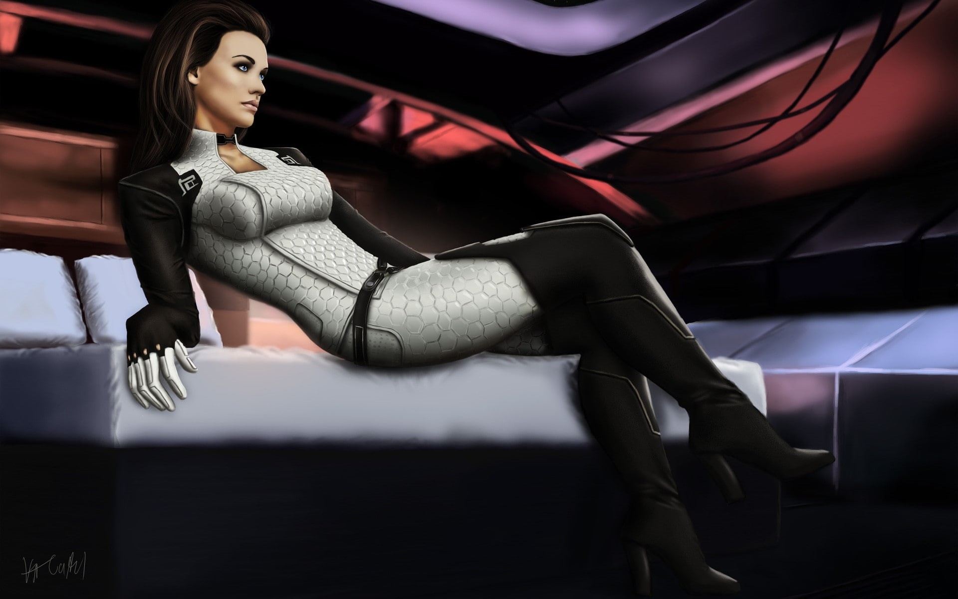 1080P, lawson, hd, video games, miranda, effect, mass, HD Wallpaper