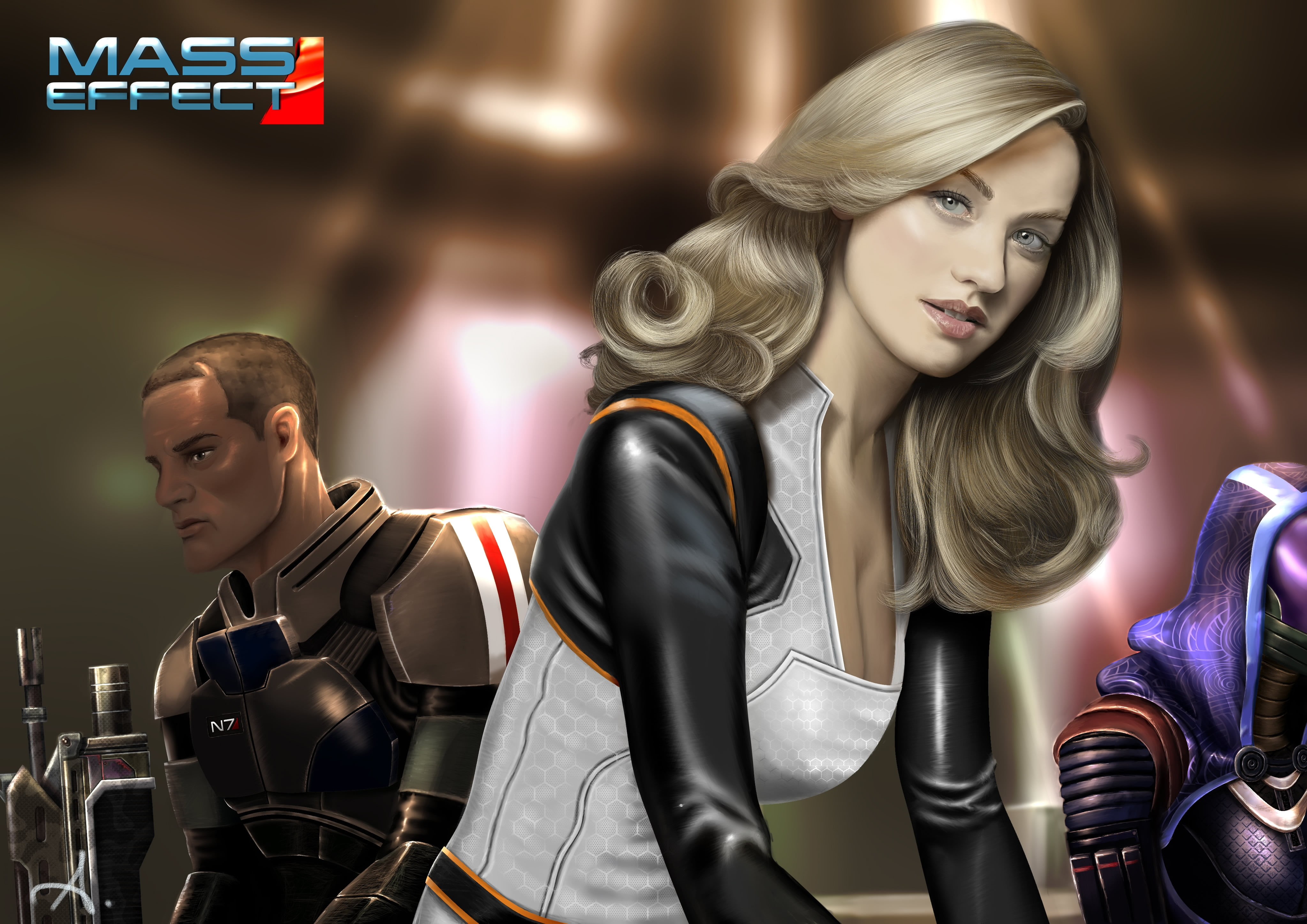 young adult, hair, men, fashion, clothing, portrait, video games, adult, looking, Yvonne Strahovski, illuminated, drawing, 4K, beauty, beautiful woman, HD Wallpaper