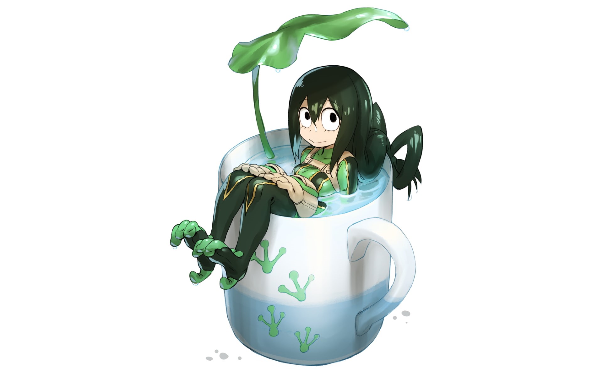 Tsuyu Asui, 1080P, Boku no Hero Academia, anime girls, HD Wallpaper