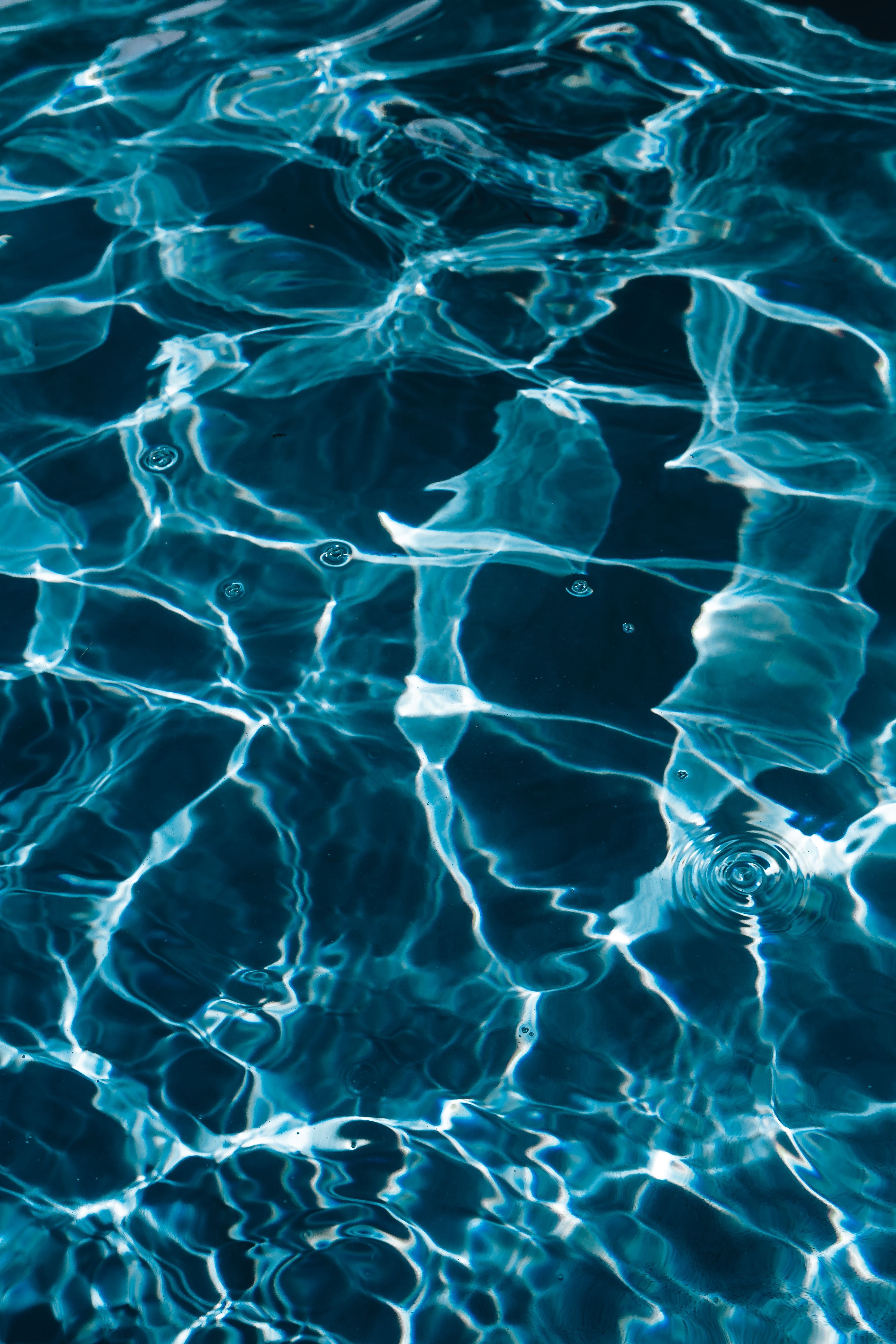 water, background, nature, vacation, rippled, wave, high angle view, outdoors, no people, sunny, abstract, surface, motion, swimming, wavy, blue, full frame, Phone HD Wallpaper