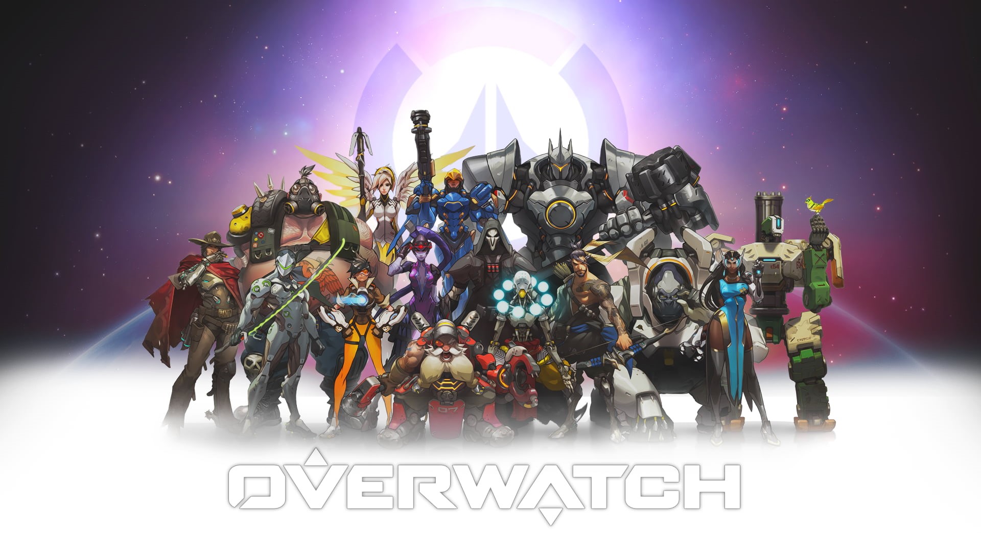 young men, Genji (Overwatch), real people, communication, large group of people, Winston (Overwatch), McCree (Overwatch), lens flare, Pharah (Overwatch), HD Wallpaper