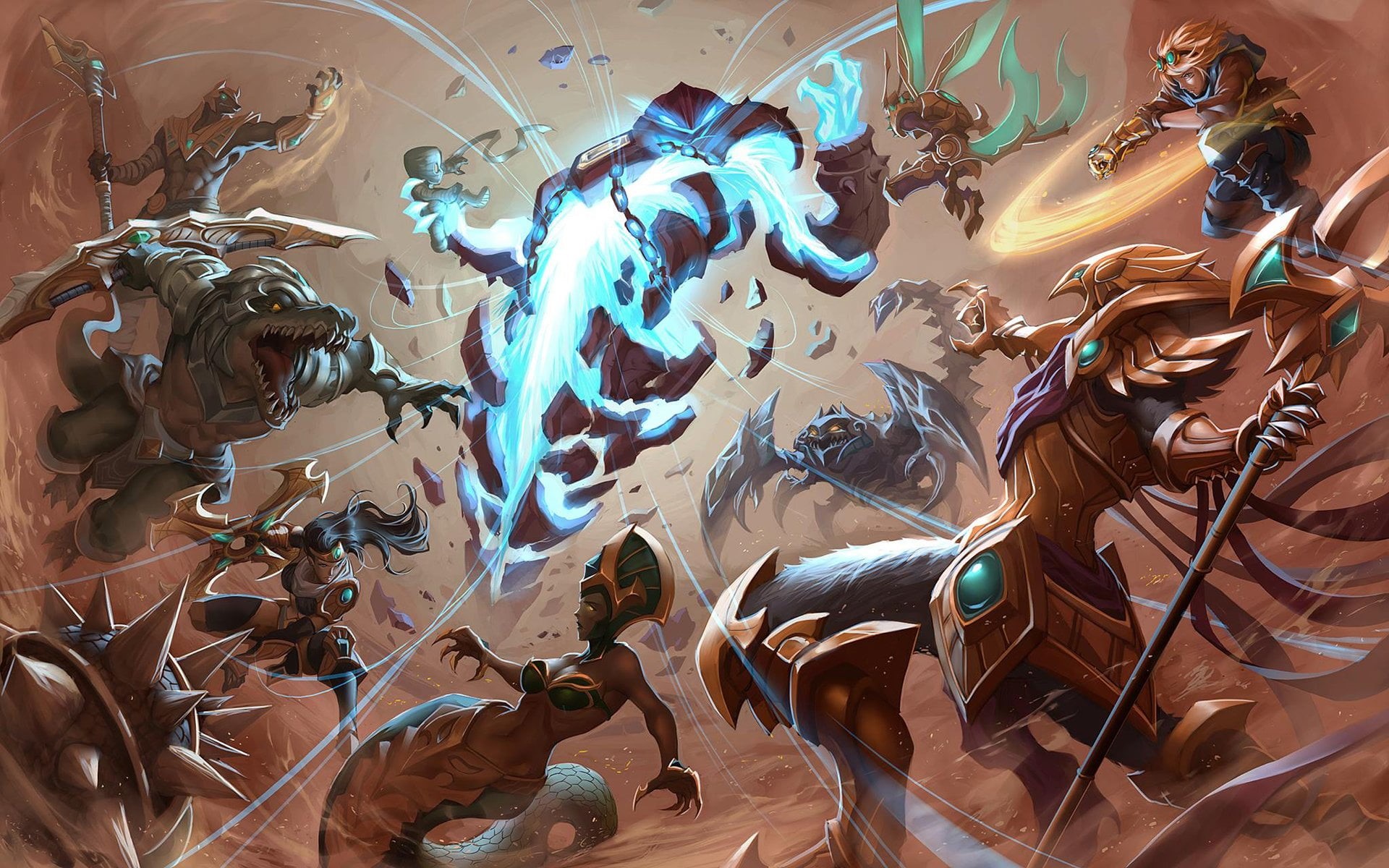 animal representation, animal themes, indoors, Ezreal (League Of Legends), animal, Azir (League Of Legends), choice, wall - building feature, no people, HD Wallpaper