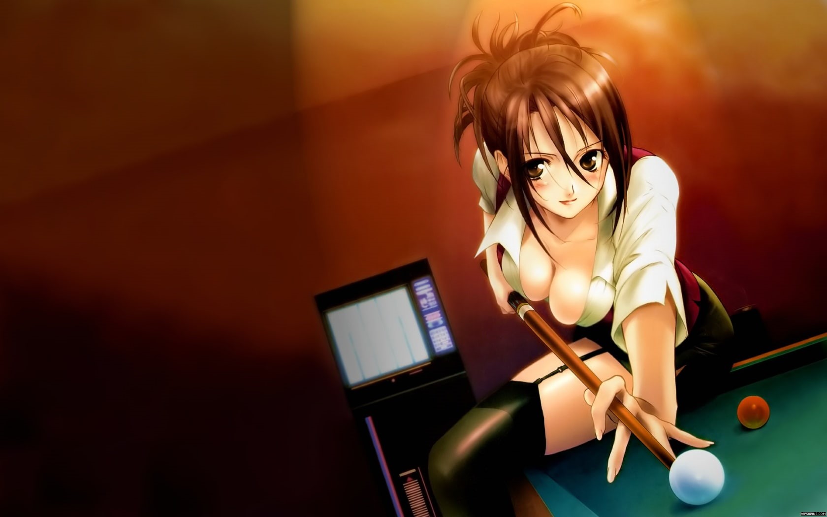 billiards, digital/artwork, anime, pool, hd, 720P, HD Wallpaper