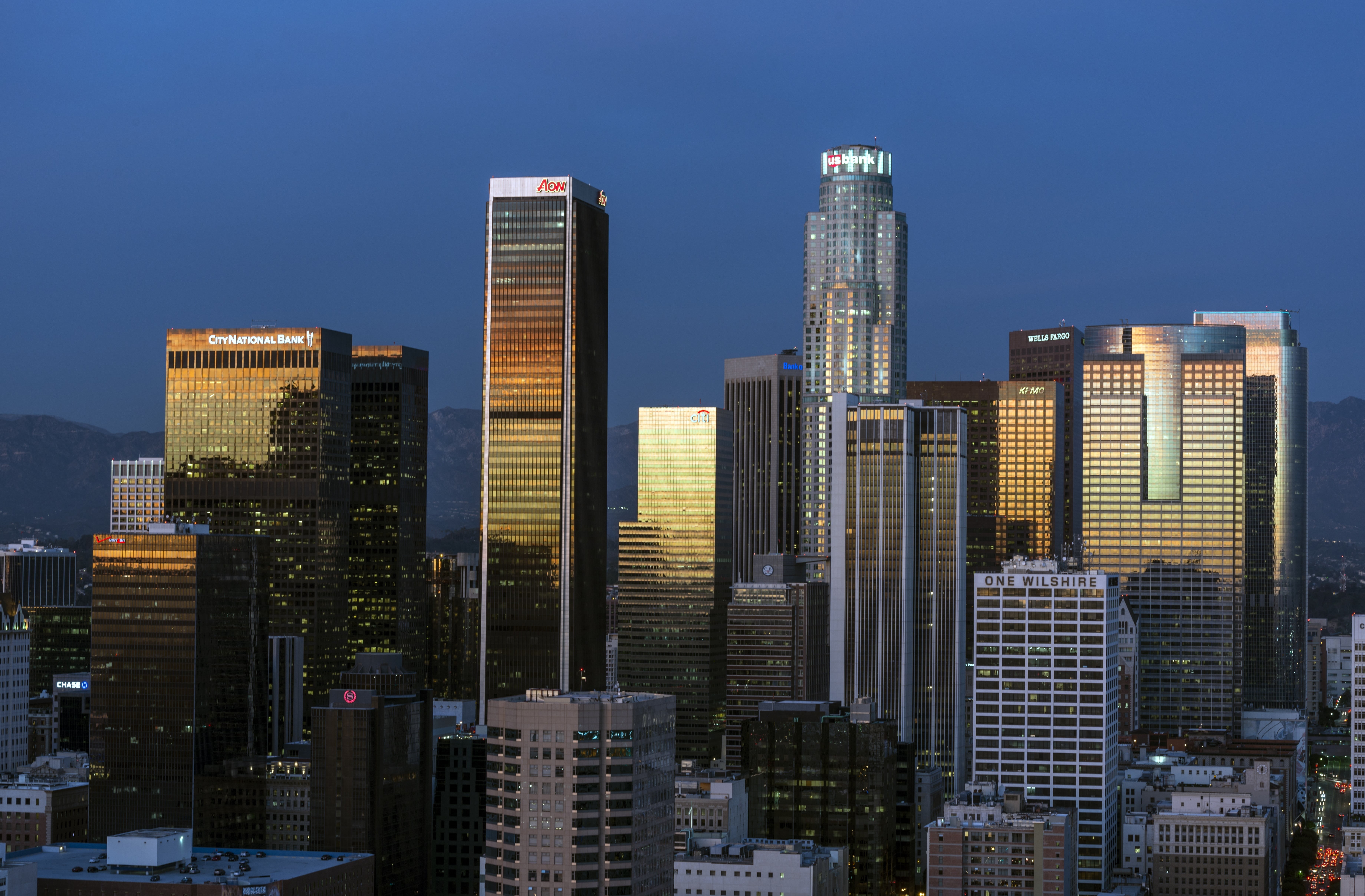 building Exterior, skyline, city life, los angeles, offices, famous Place, cityscape, modern, 5K, landscape, urban, city, architecture, uSA, tall - high, HD Wallpaper