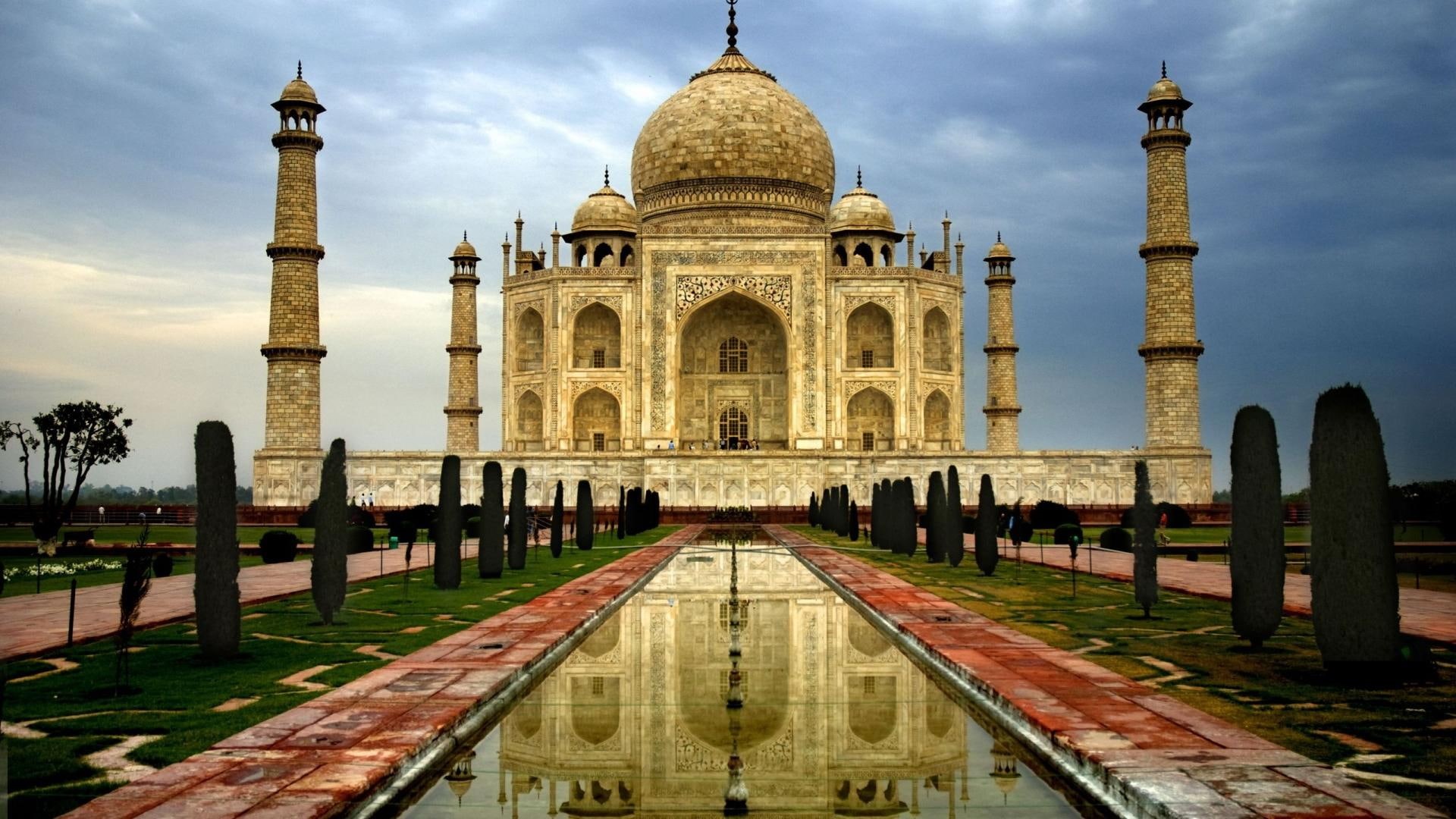 mahal, travel and world, 1080P, india, taj, HD Wallpaper