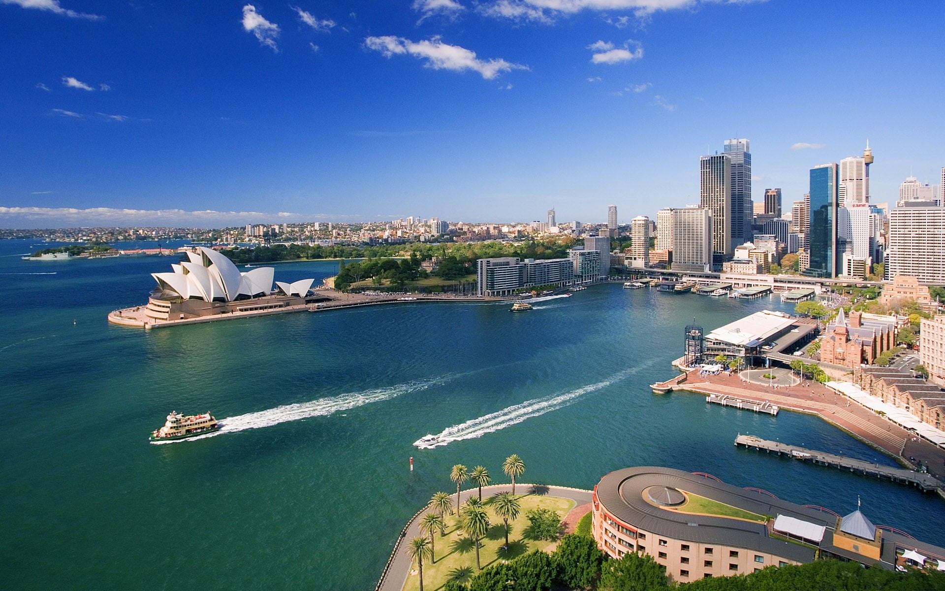 1080P, Waterfront, Sydney, Downtown, HD Wallpaper