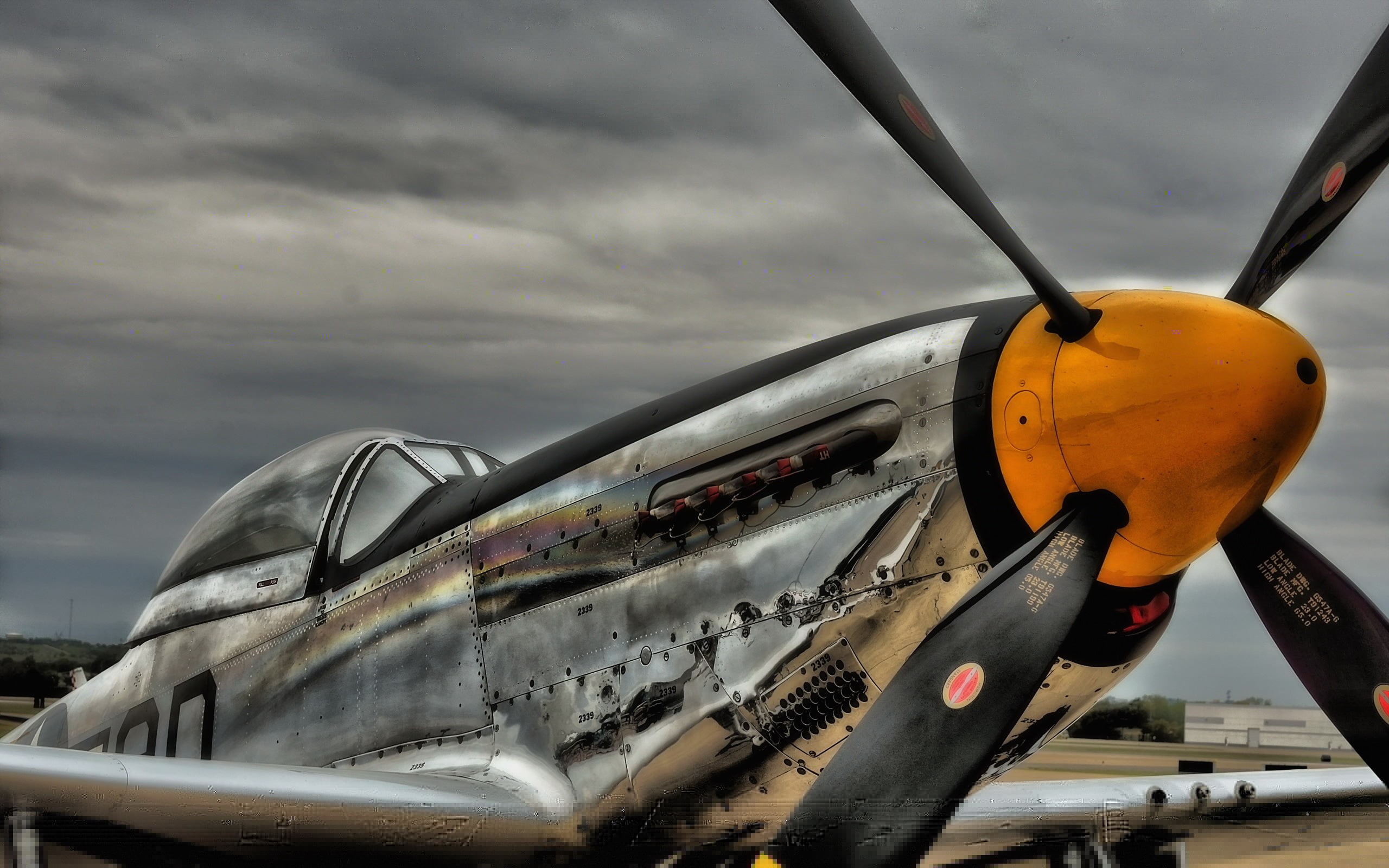 mode of transportation, mode of Transport, propeller Airplane, orange, military Airplane, airport, war, cloud - sky, obsolete, gray, aviation, fuselage, HD Wallpaper