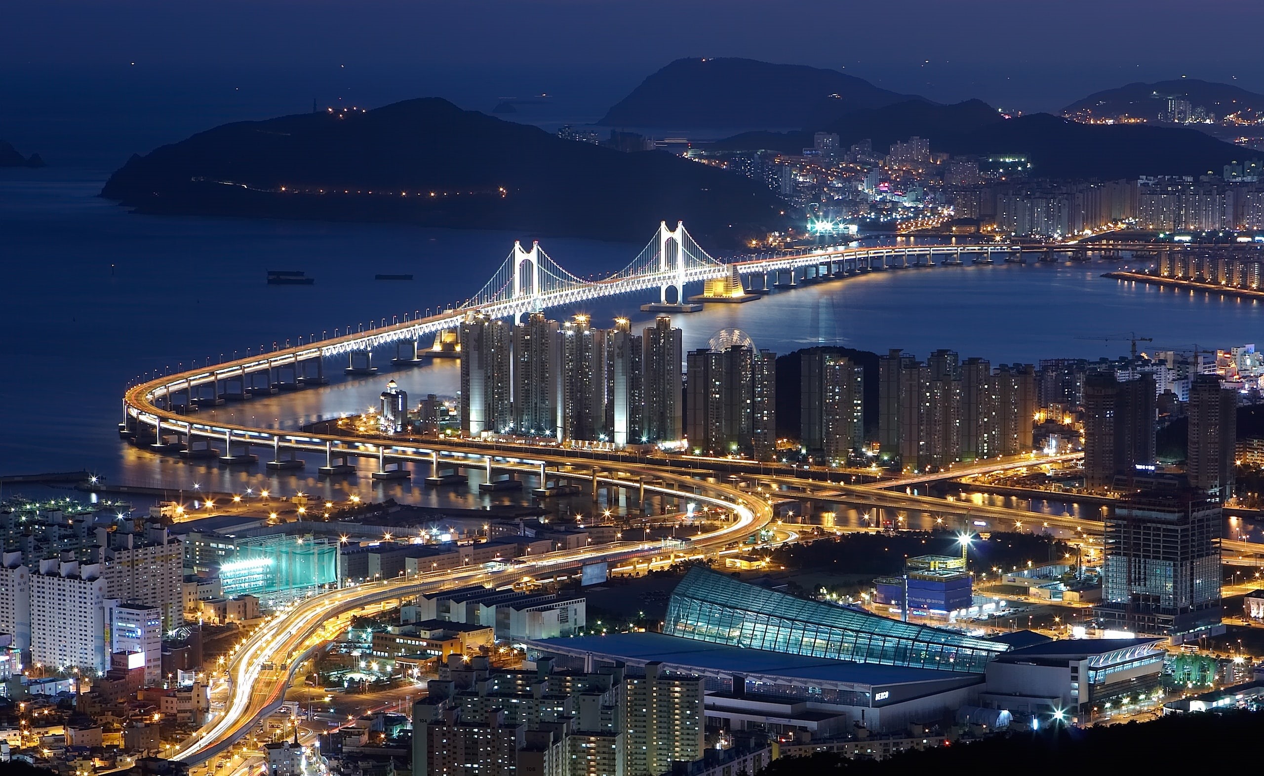 residential district, built structure, busan, South, cityscape, Asia/Others, Korea, yellow, building exterior, outdoors, office building exterior, sky, HD Wallpaper