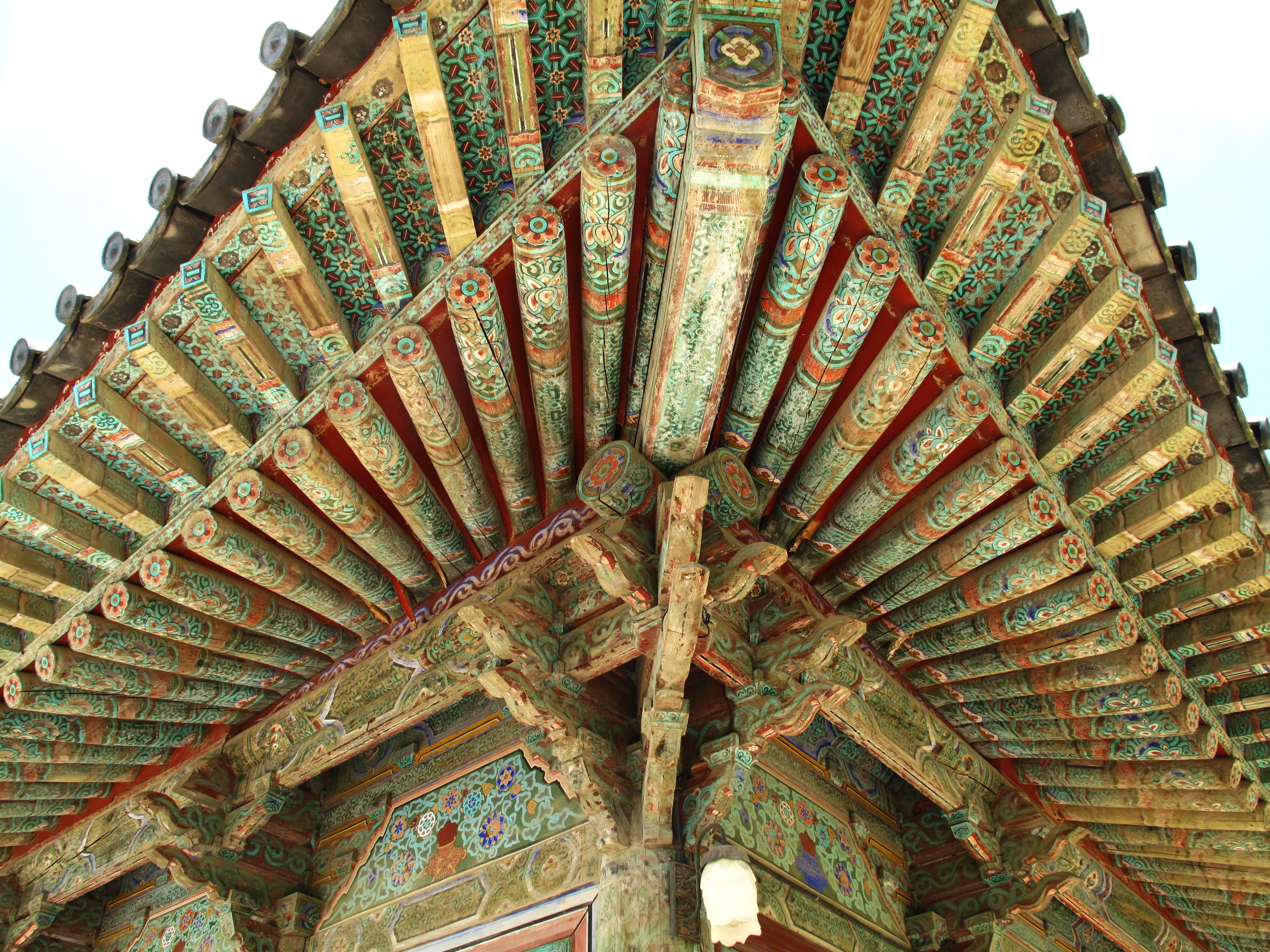 roof tile, tourism, belief, the past, south korea section, section, republic of korea, place of worship, traditional temples, the bulguksa temple, 4K, HD Wallpaper