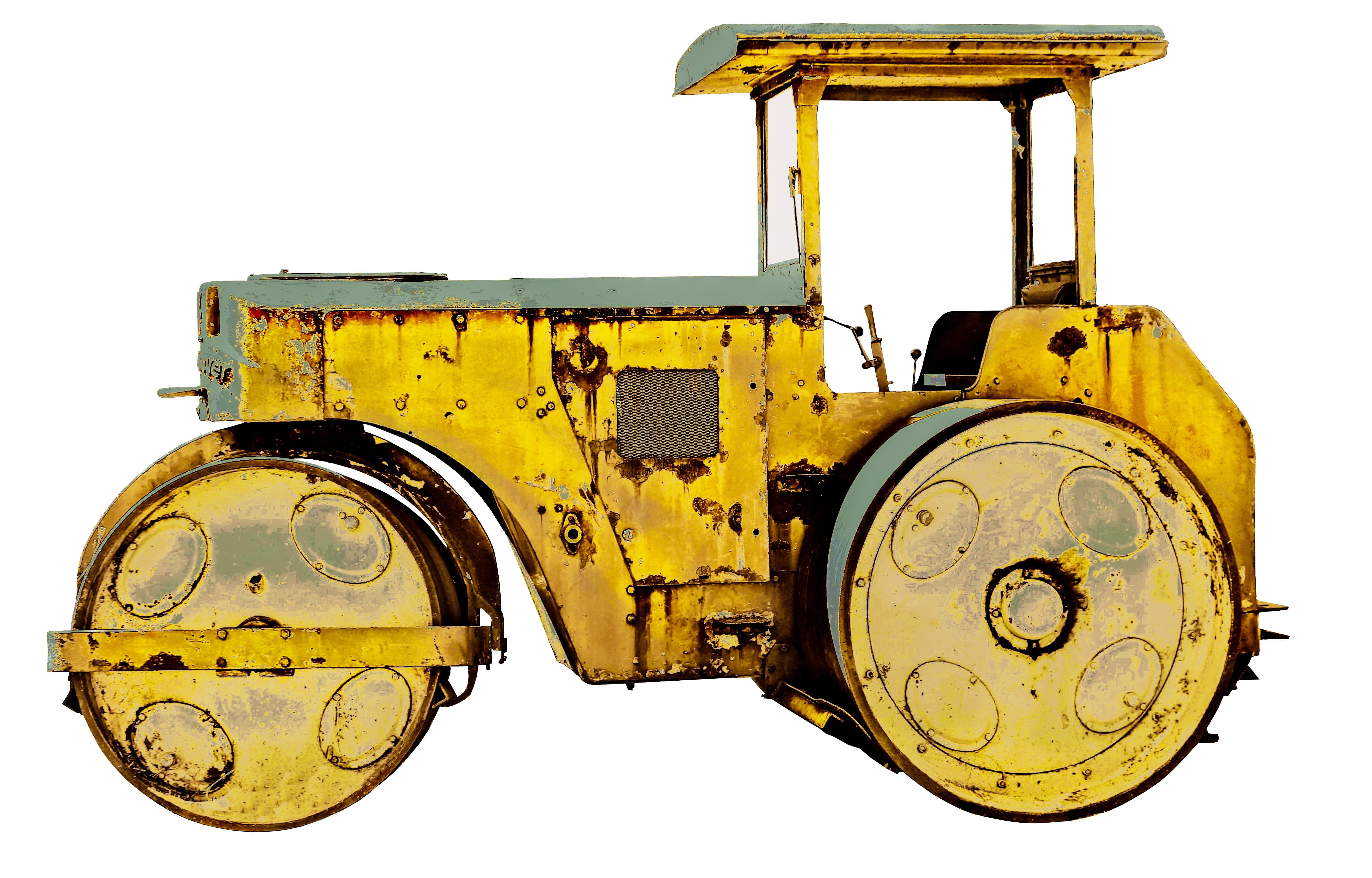 machine, military, grader, transportation, rolling machine, weapon, asphalt roller, work machine, cut out, government, beige, roll, armed forces, old, turned off, HD Wallpaper