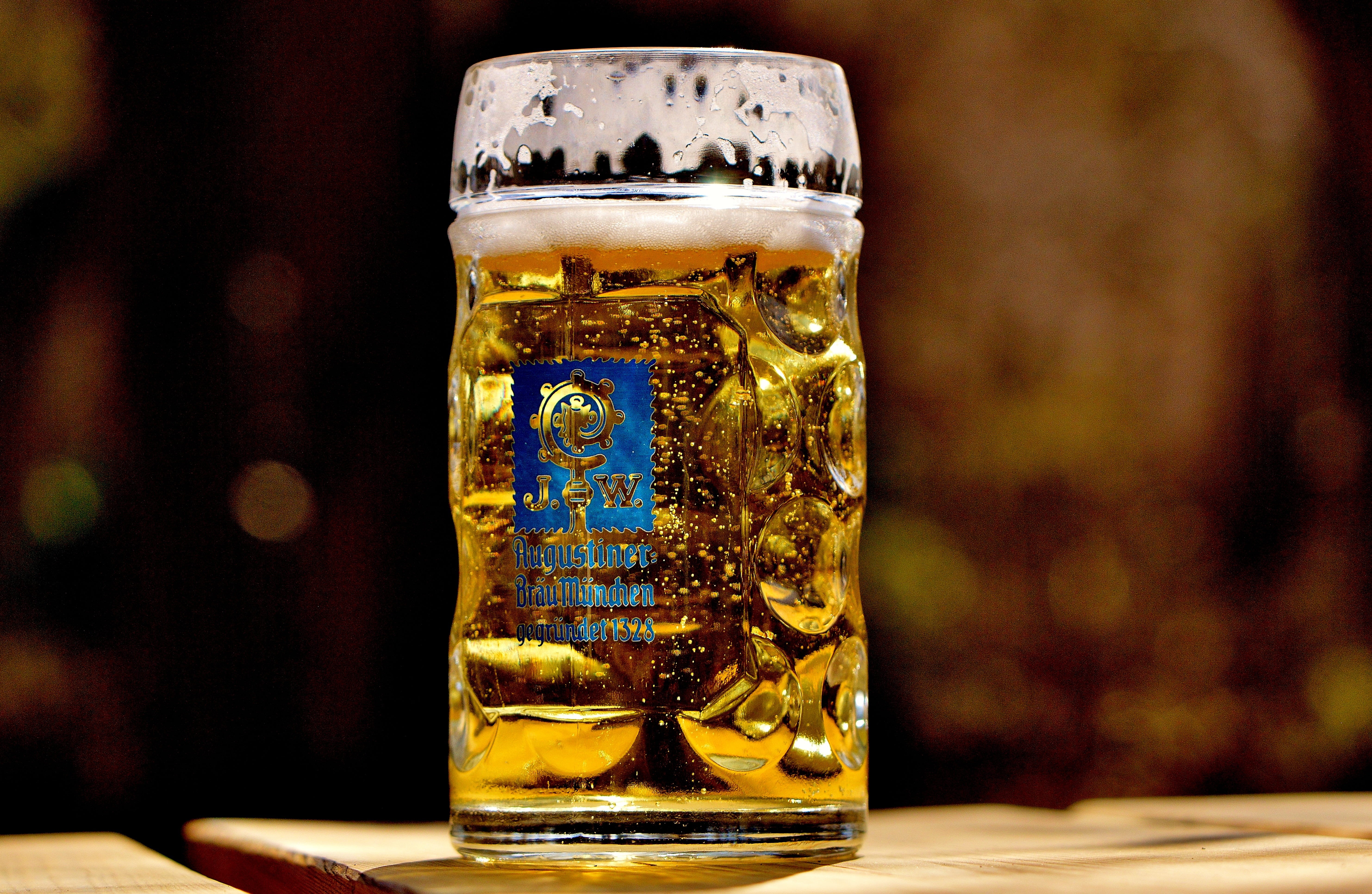 bavaria, mug, single object, munich, thirst quencher, augustiner bräu, Mug, thirst, refreshment, still life, brewery, Beer, prost, alcohol, beer, food and drink, HD Wallpaper