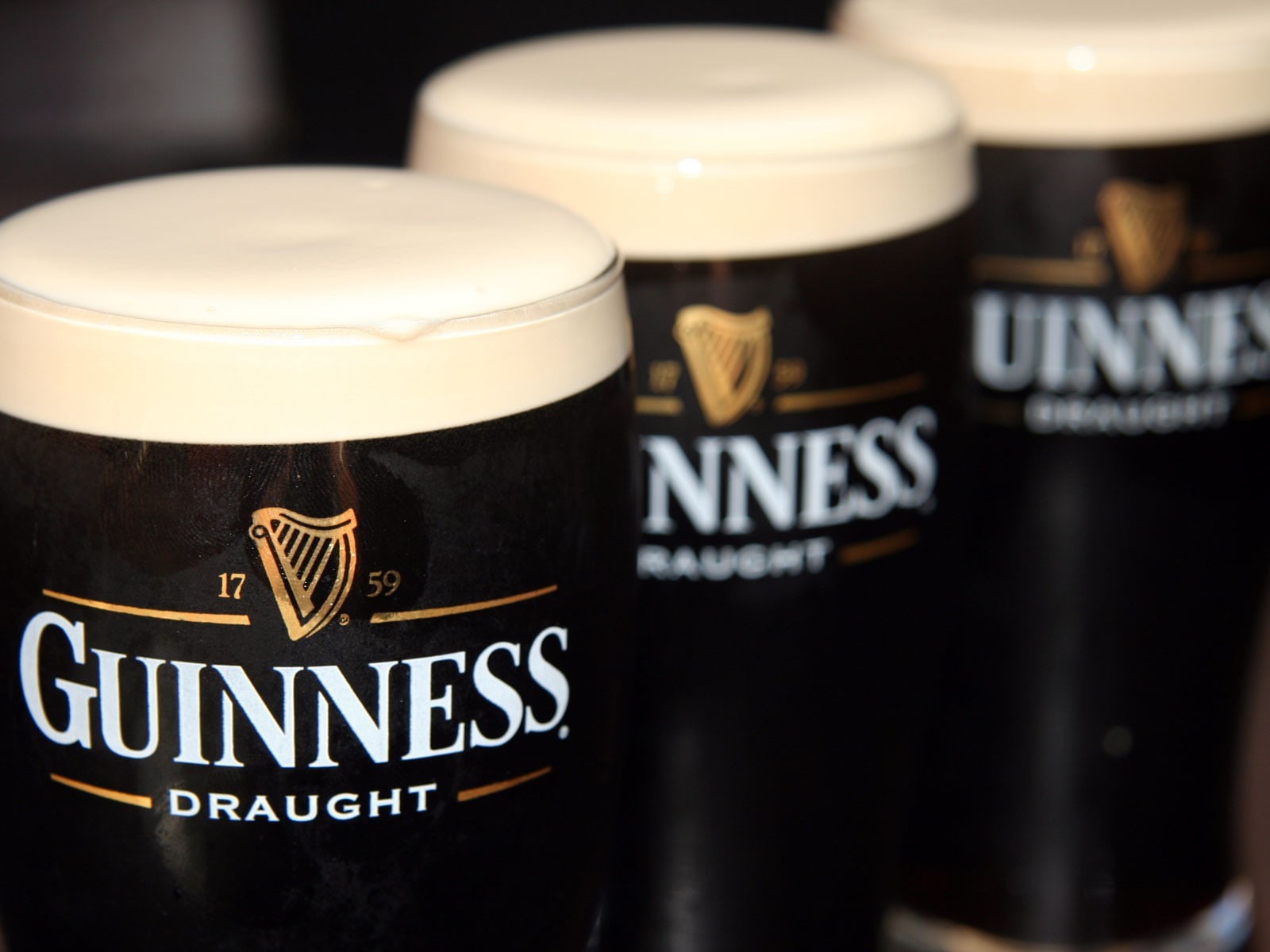 drinking glass, 720P, Guinness, beer, drink, HD Wallpaper