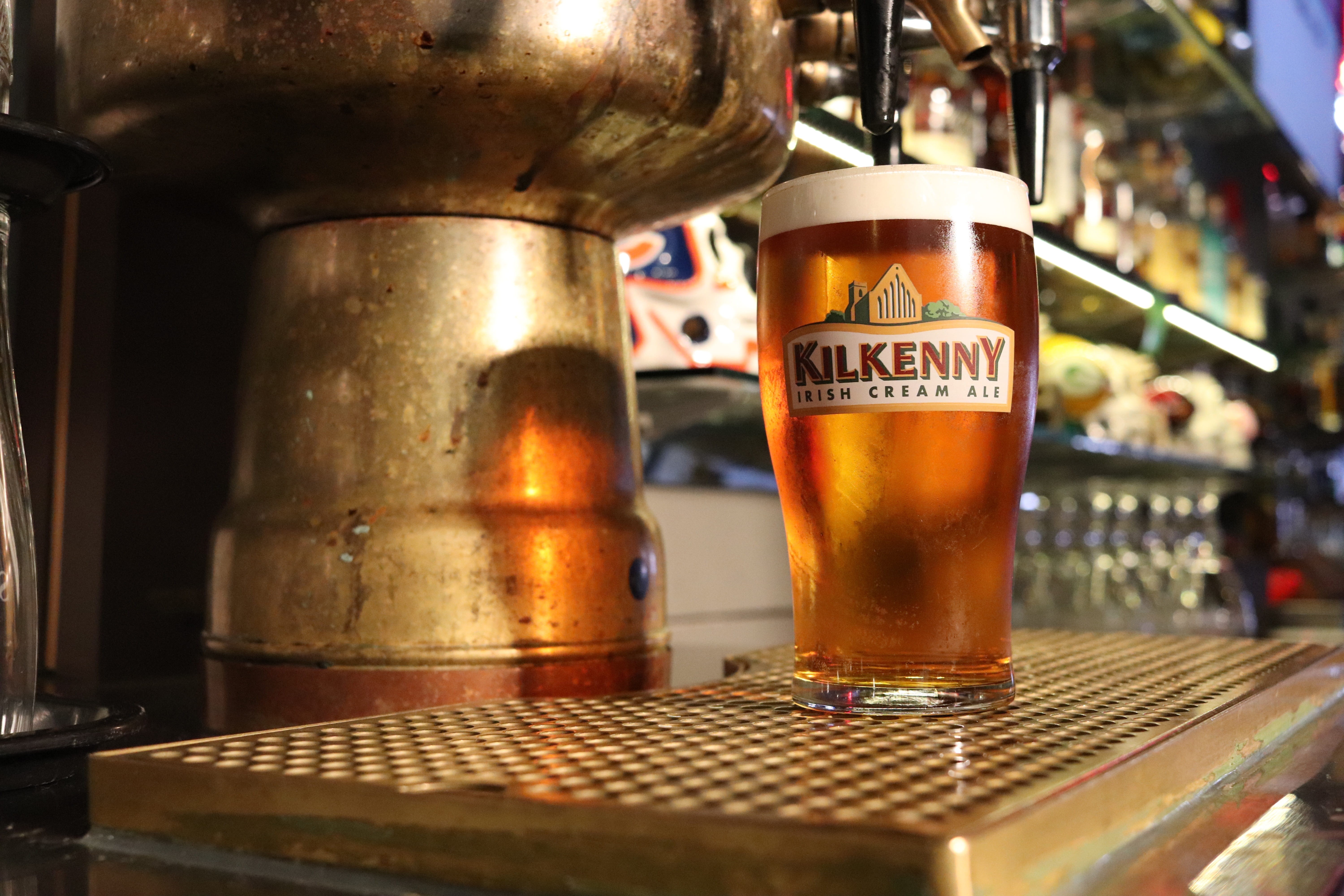 no people, day, text, glass, beverages, metal, drink, focus on foreground, refreshment, table, business, household equipment, tavern, irish, alcohol, brew, HD Wallpaper