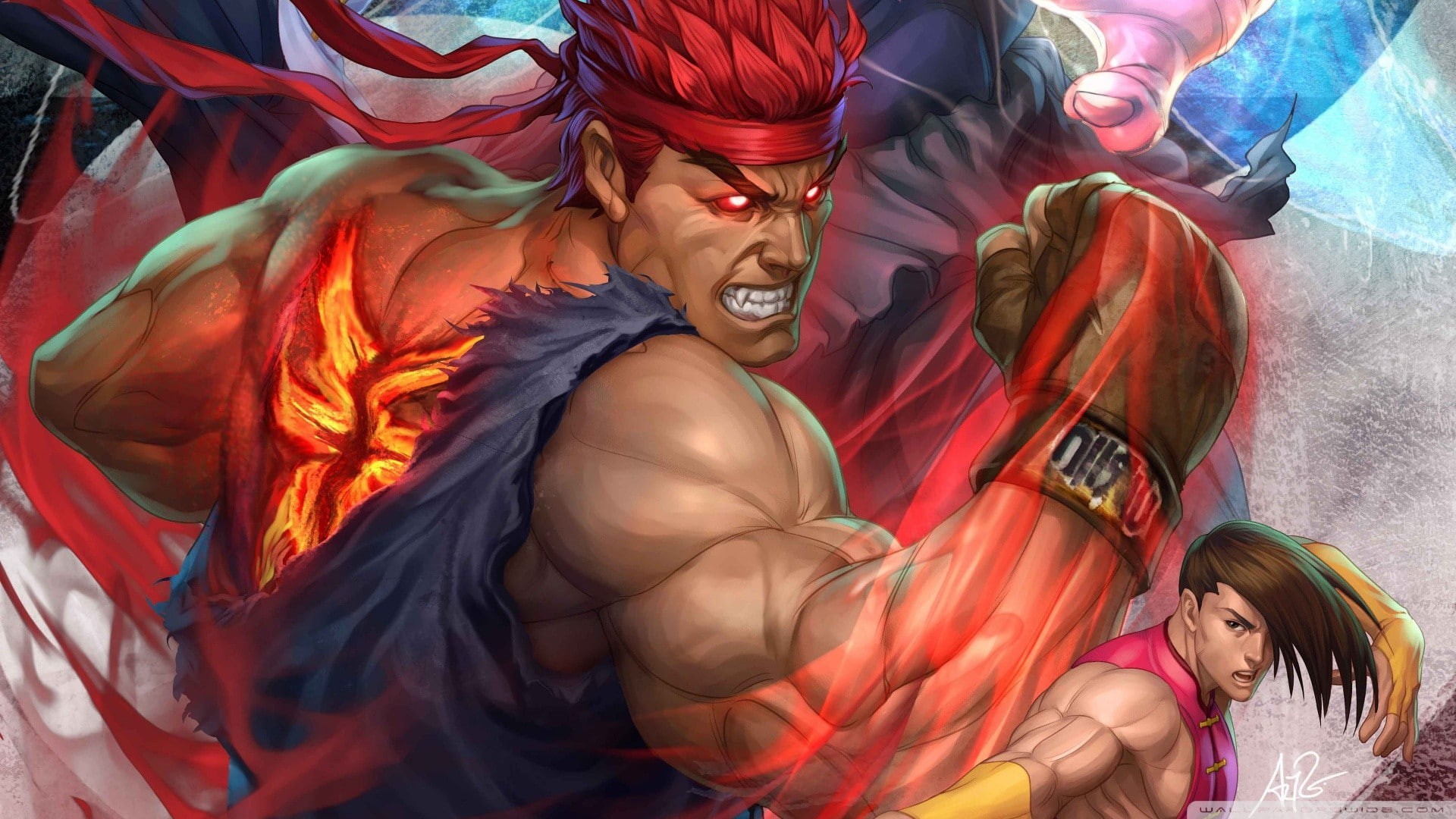 video, ryu, dark, street fighter, x, art, street, artwork, fighter, games, super, hd, arcade, 1080P, artgerm, HD Wallpaper