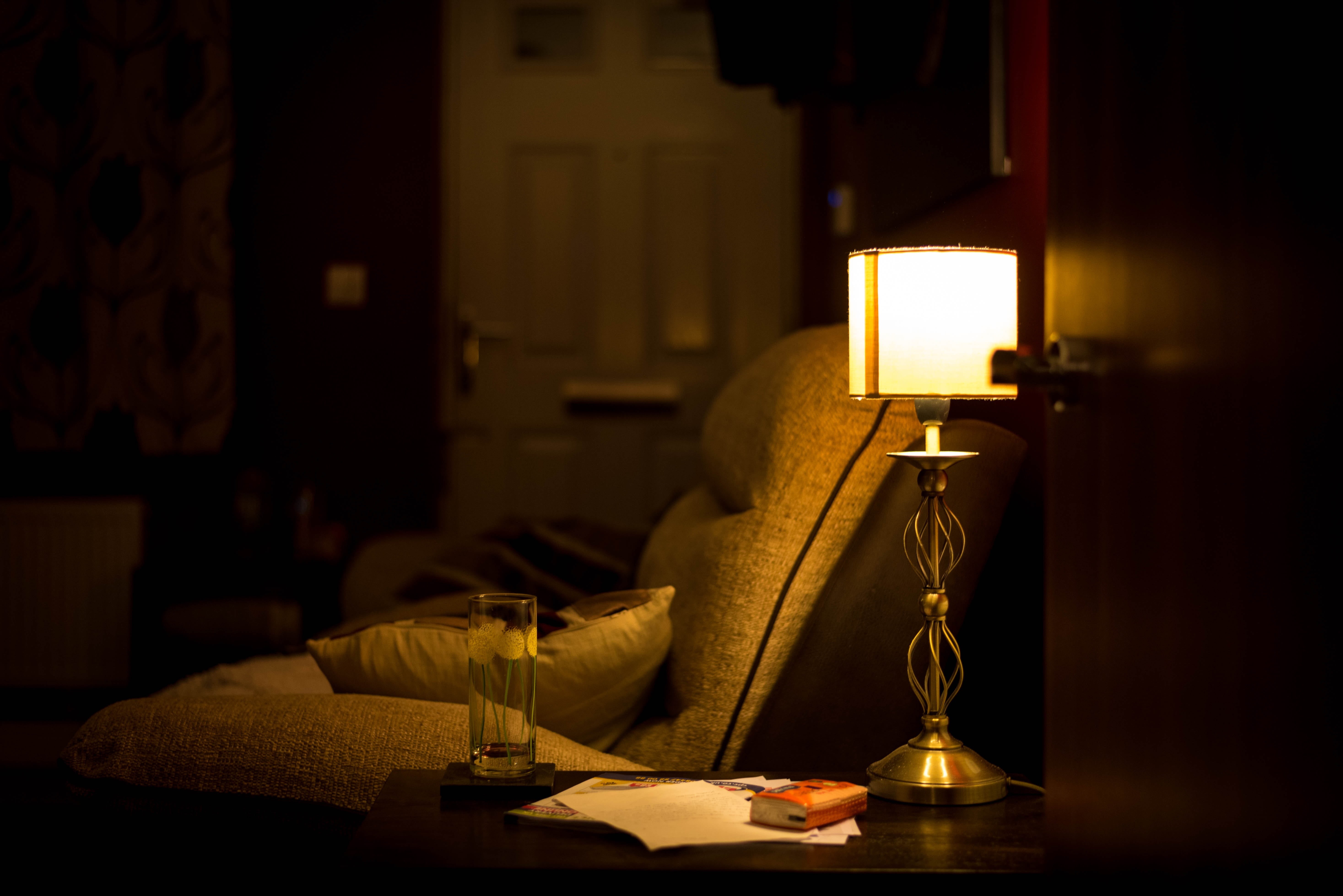 home, document, turned, apartment, home office, chair, brown, indoors, furniture, lighting equipment, arm-chair, stylish, relaxation, no people, armchair, HD Wallpaper