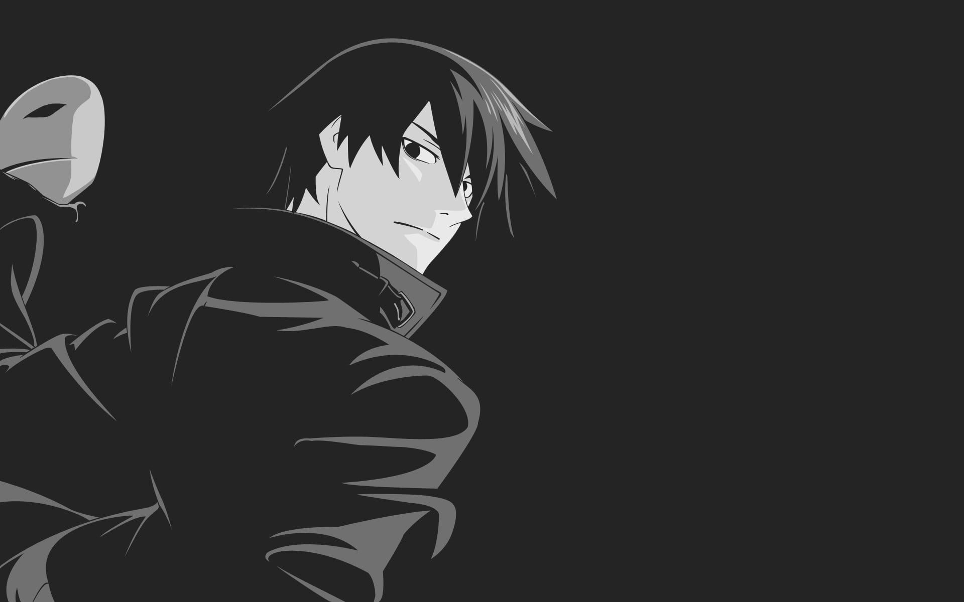 young adult, cut out, copy space, indoors, human face, creativity, 1080P, studio shot, one person, black background, printed, black, white, standing, headshot, HD Wallpaper