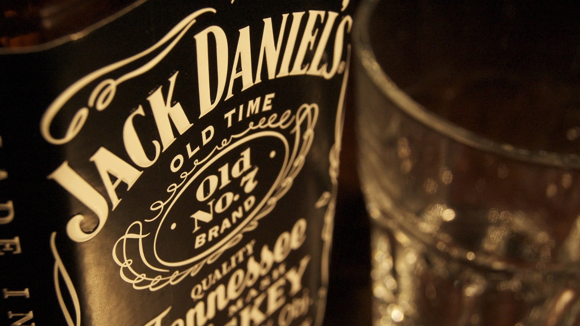 Jack Daniels, text, no people, jack, decoration, close-up, 1080P, refreshment, food and drink, communication, alcohol, craft, selective focus, arts culture and entertainment, HD Wallpaper