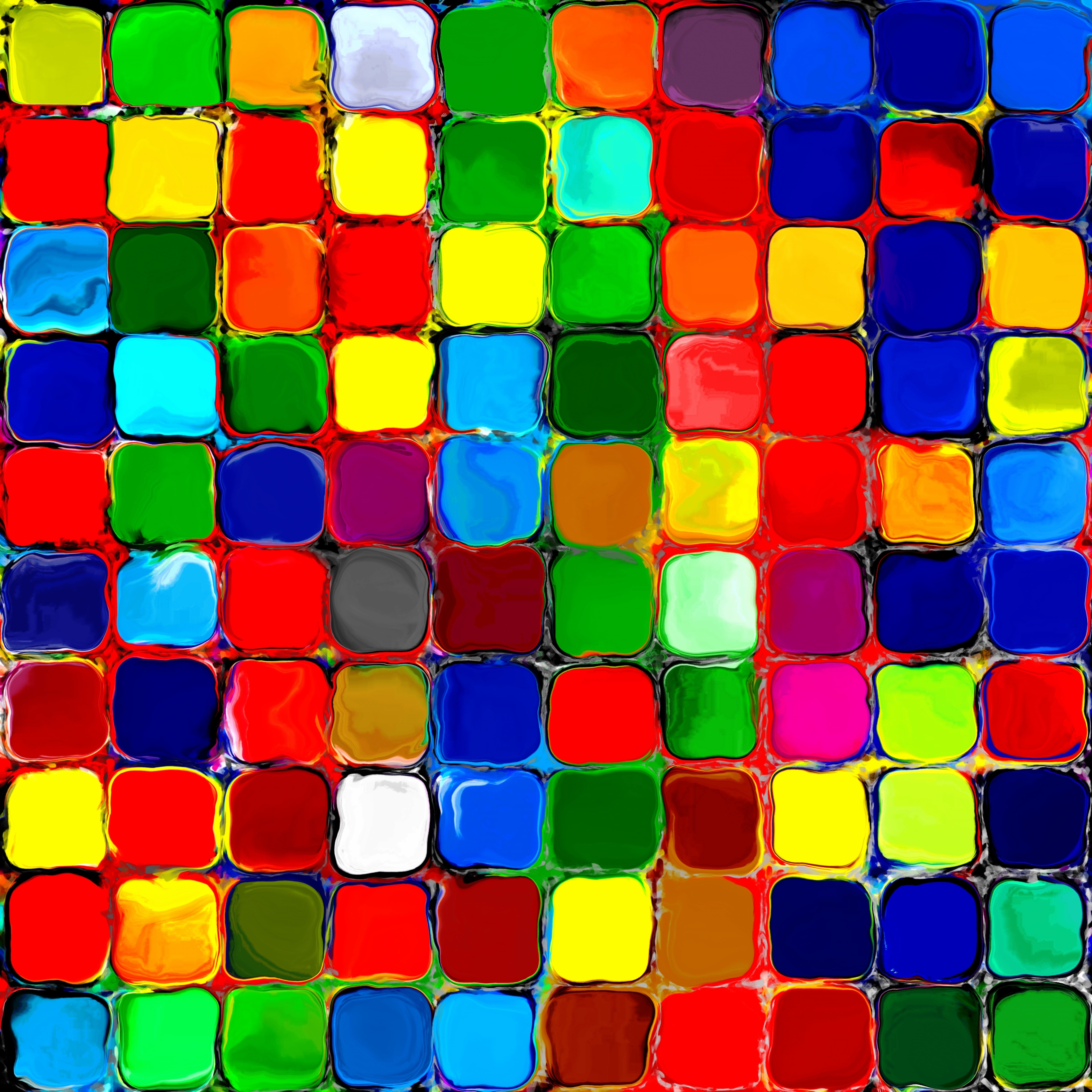 colorful, abundance, pattern, painting, art, variation, creativity, illustration, abstract, vector, rainbow, large group of objects, figure, vibrant Color, Phone HD Wallpaper