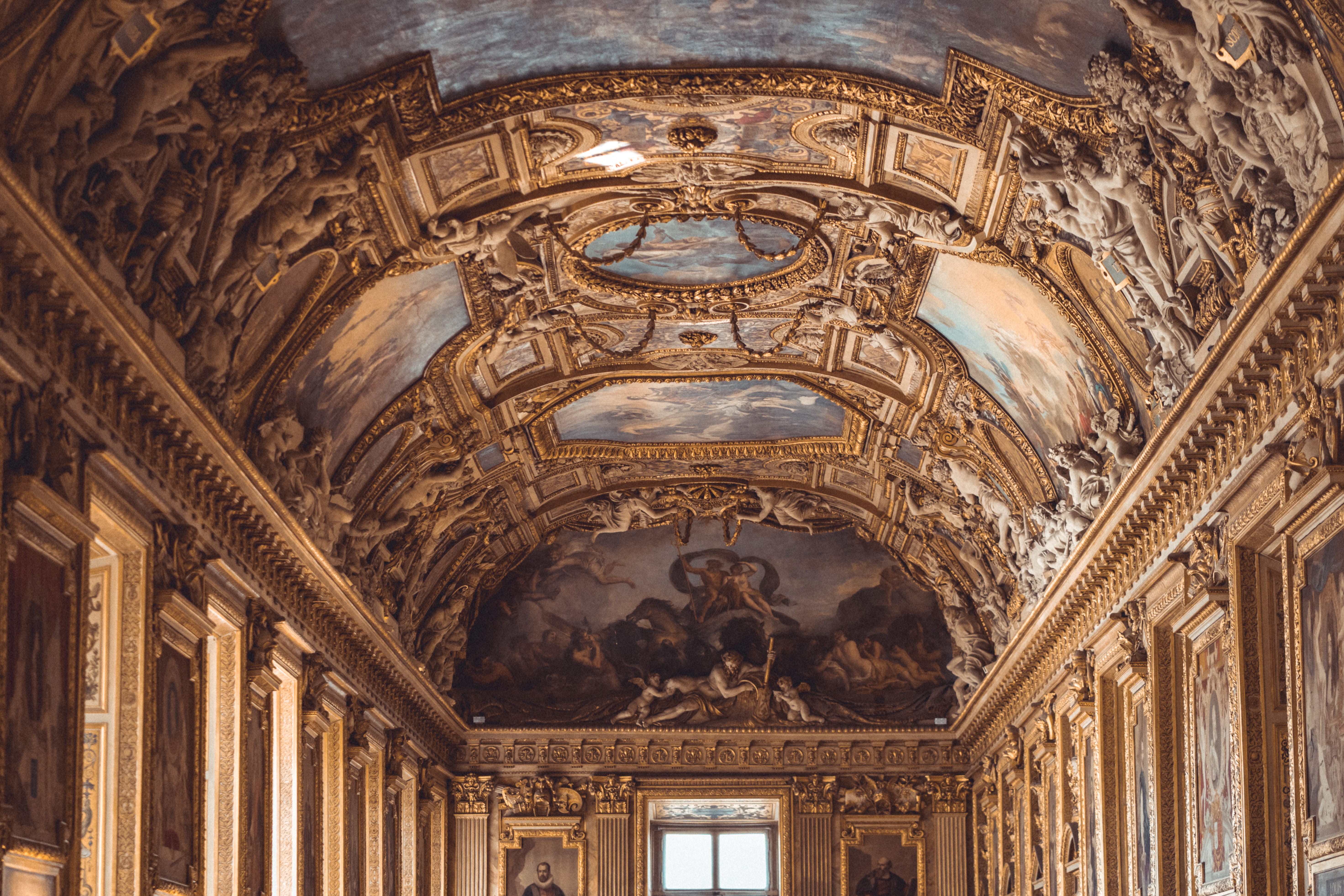 travel, hd, ornaments, building, wall, no people, 5K, arts, background, ceiling, french, ornate, architectural column, art and craft, architecture, indoors, HD Wallpaper