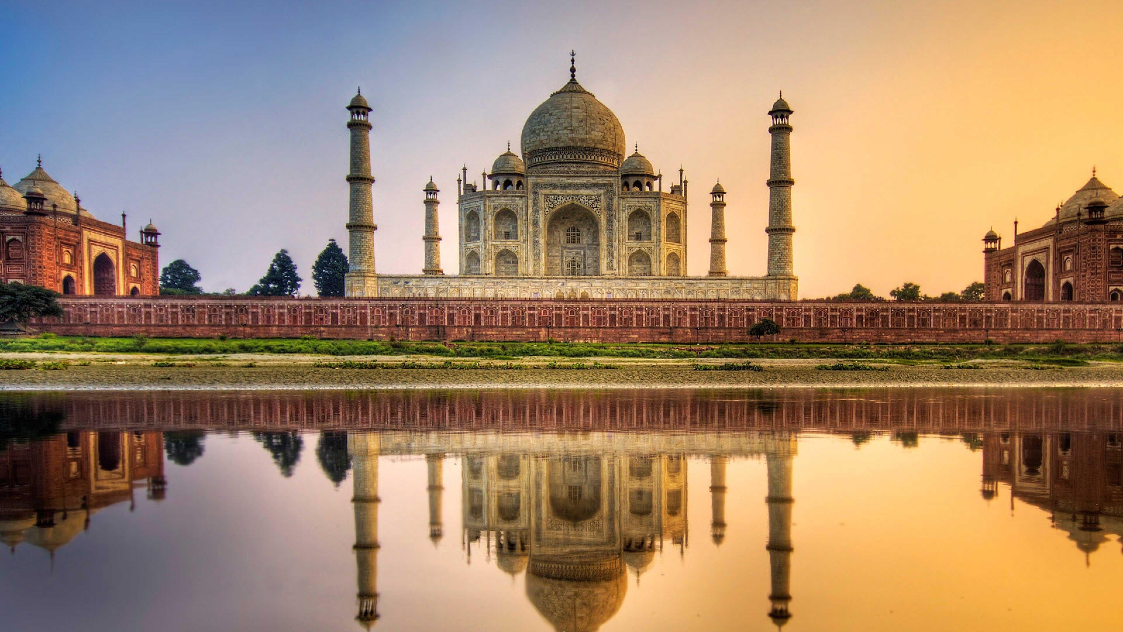 reflection, tourist attraction, architecture, historic, spire, travel destinations, ancient history, sky, built structure, no people, waterfront, history, HD Wallpaper