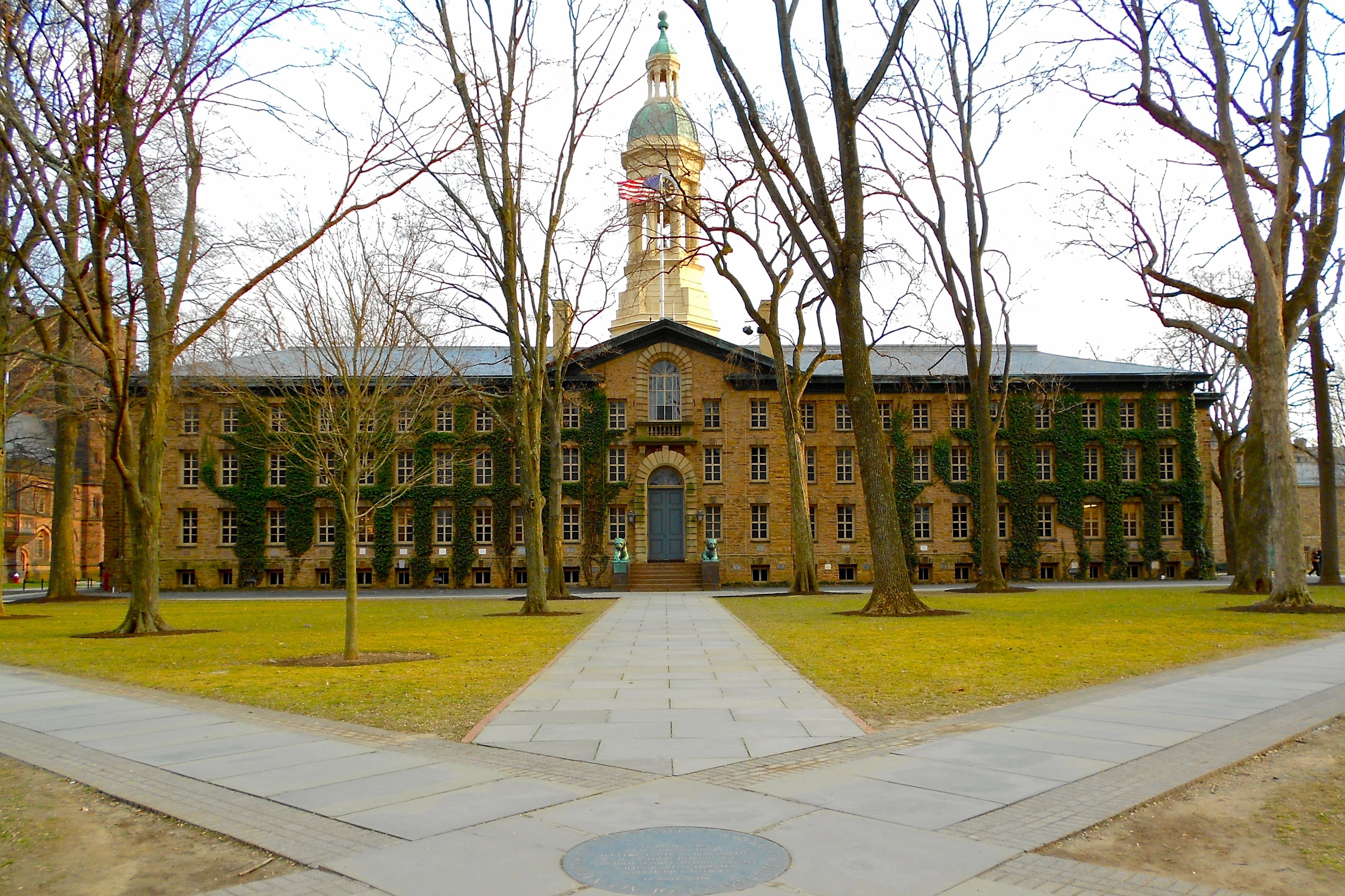 architecture, landmark, city, building, religion, day, spire, no people, school, branch, bare tree, campus, outside, plant, built structure, tower, outdoors, HD Wallpaper