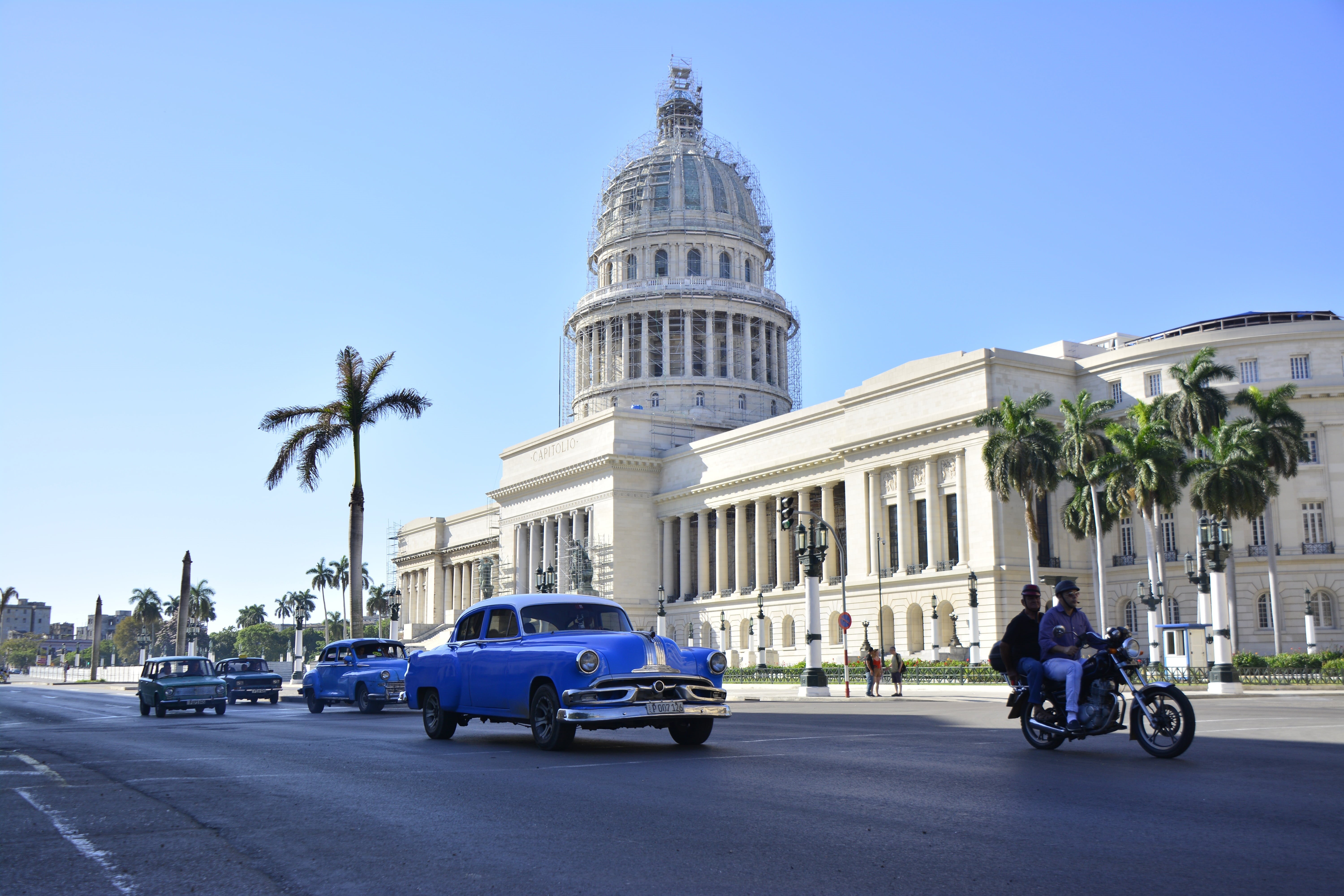 caribbean, historic, classic, havana, habana, 5K, mode of transportation, day, travel, cuba, building, america, building exterior, outdoors, daytime, travel destinations, HD Wallpaper