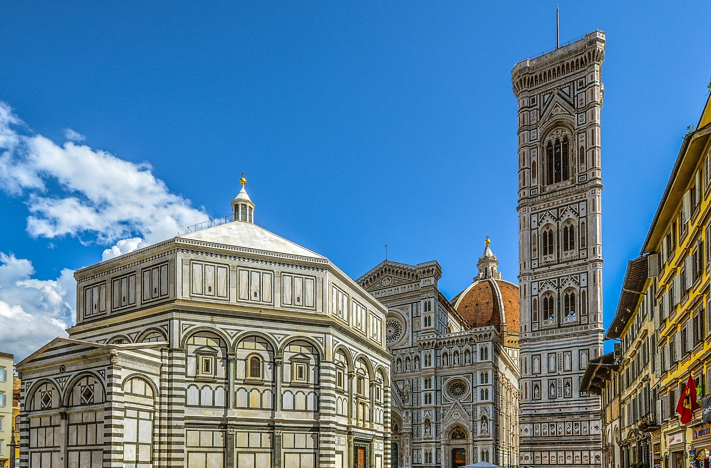 duomo, tuscany, baptistry, travel destinations, basilica, religion, travel, building, 1080P, florence, maria Mezcal, building exterior, place of worship, HD Wallpaper