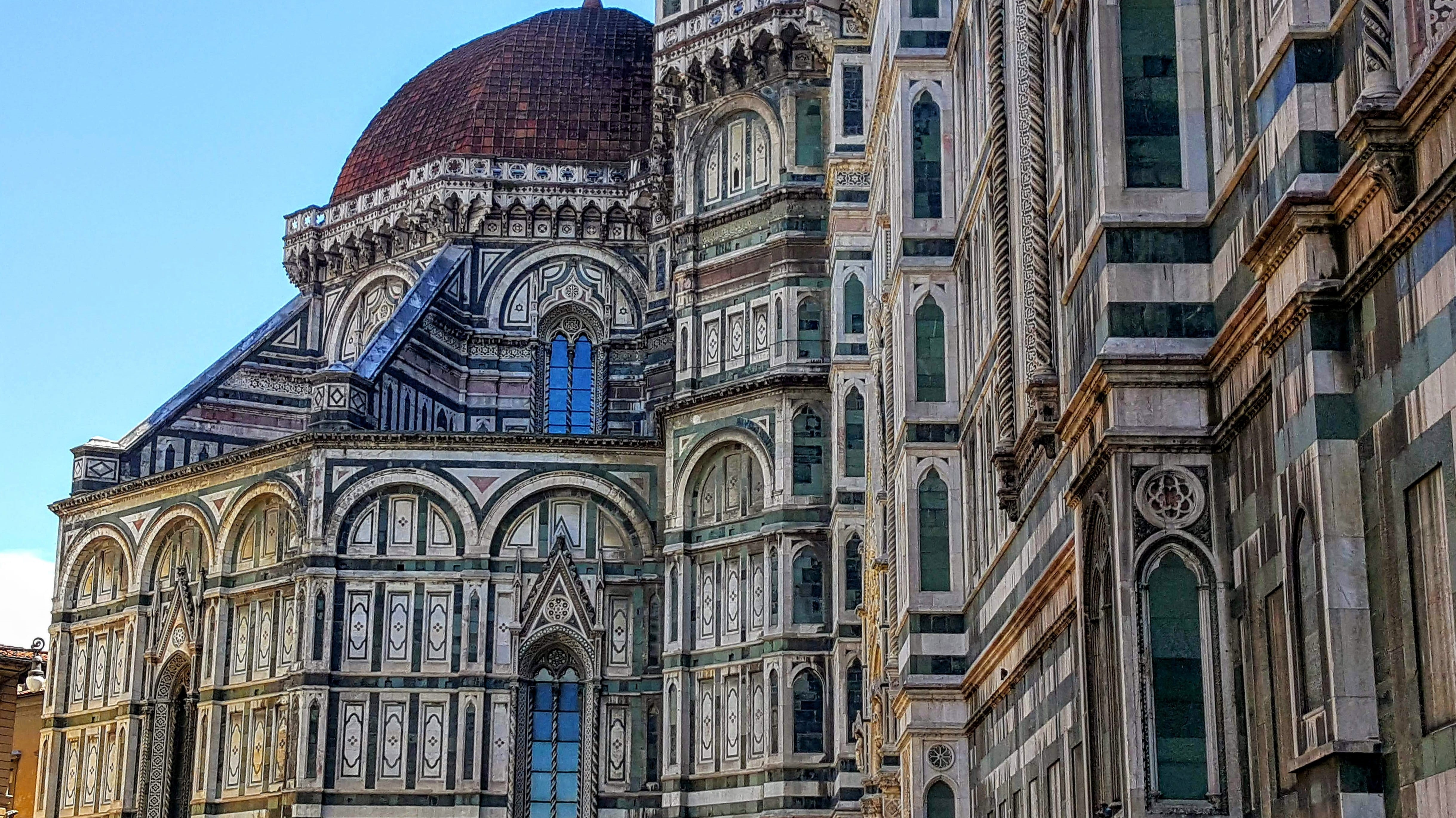 travel destinations, place of worship, architecture, no people, florence cathedral, spirituality, outdoors, belief, cattedrale di santa maria del fiore, HD Wallpaper