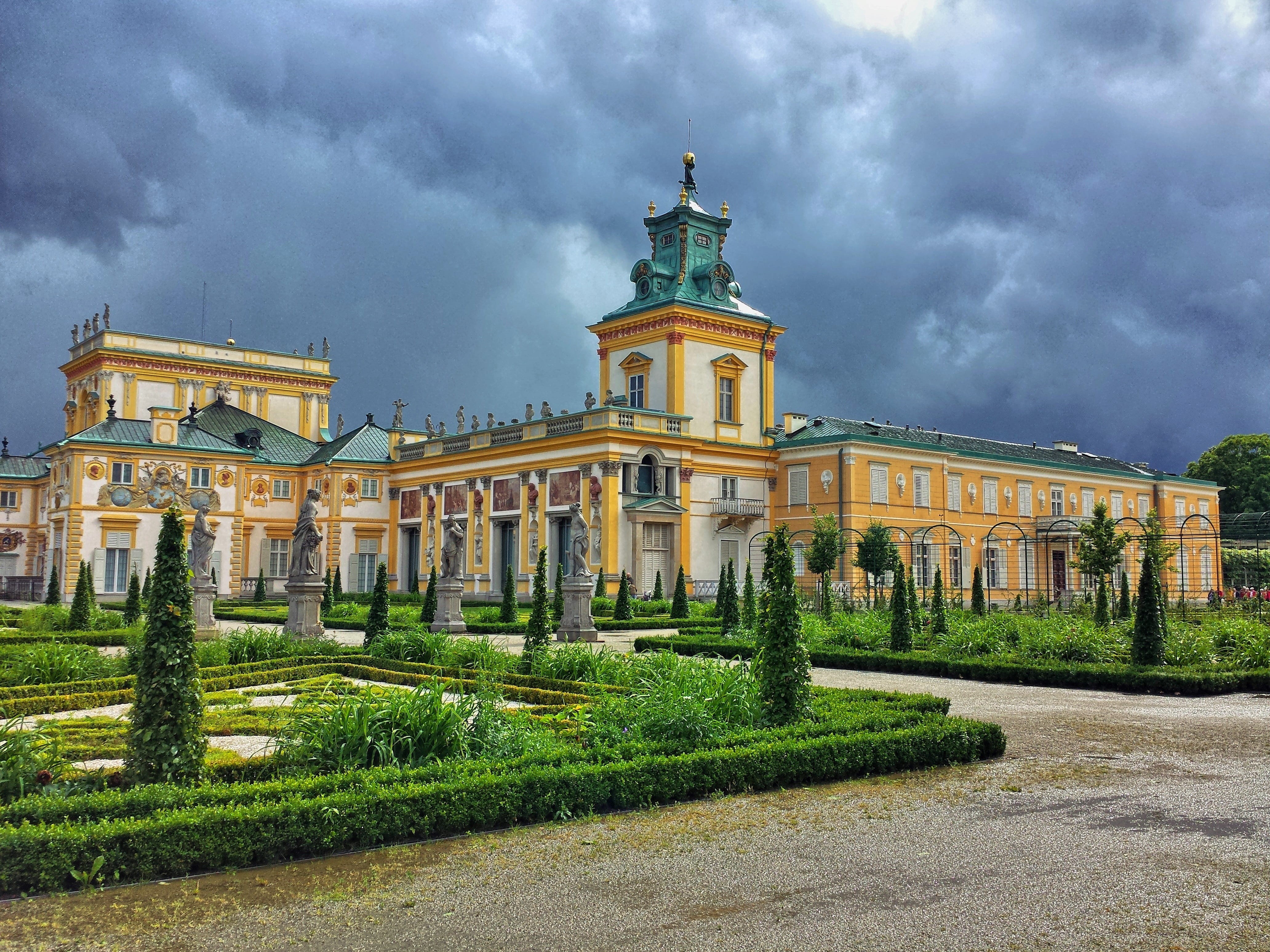 built Structure, architecture, europe, building Exterior, travel destinations, facade, grass, no people, storm, travel, building, tourism, lighting storm, HD Wallpaper