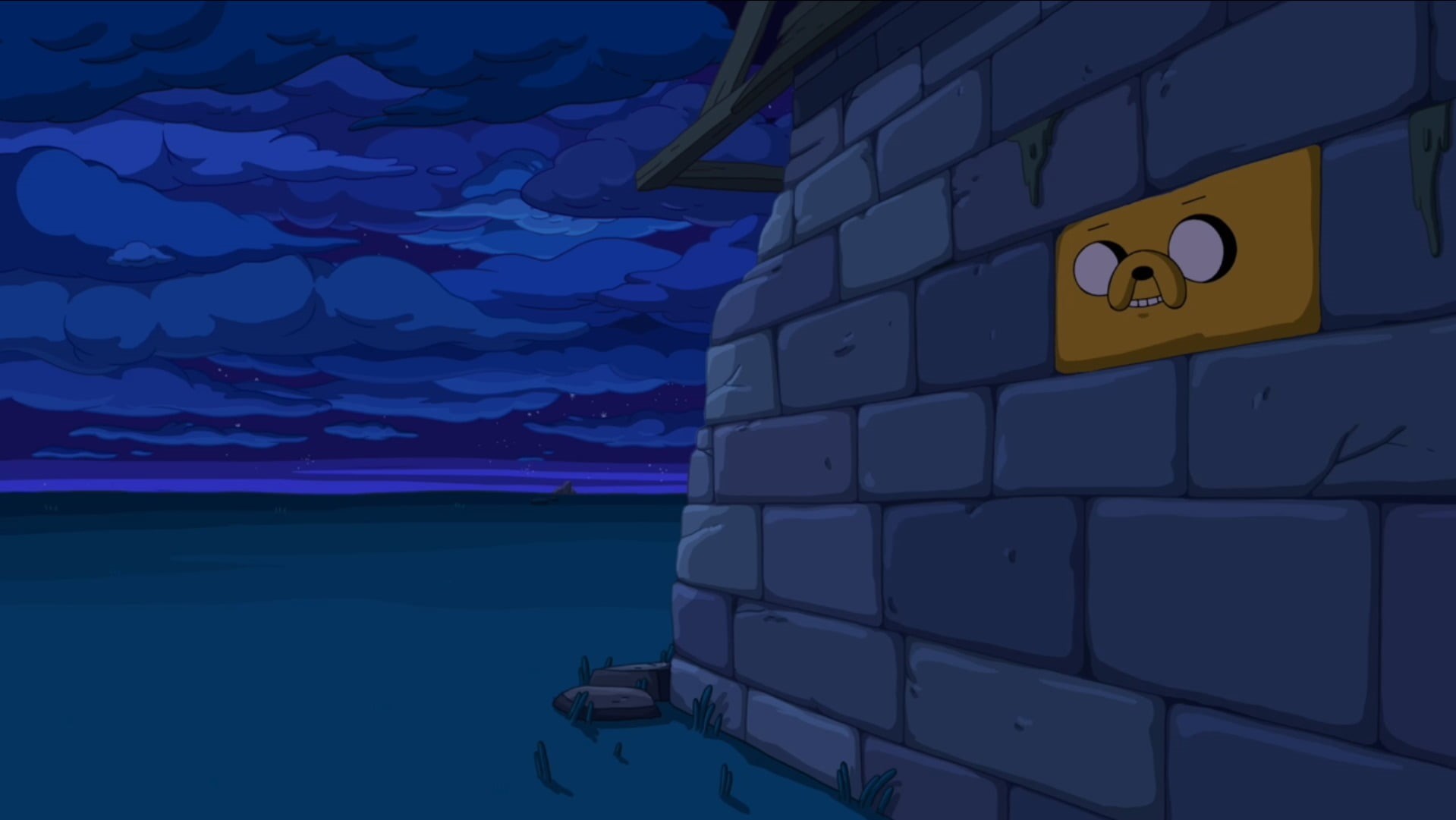 built structure, Jake the Dog, illuminated, Adventure Time, nature, building exterior, water, scenics - nature, beauty in nature, outdoors, lake, architecture, HD Wallpaper