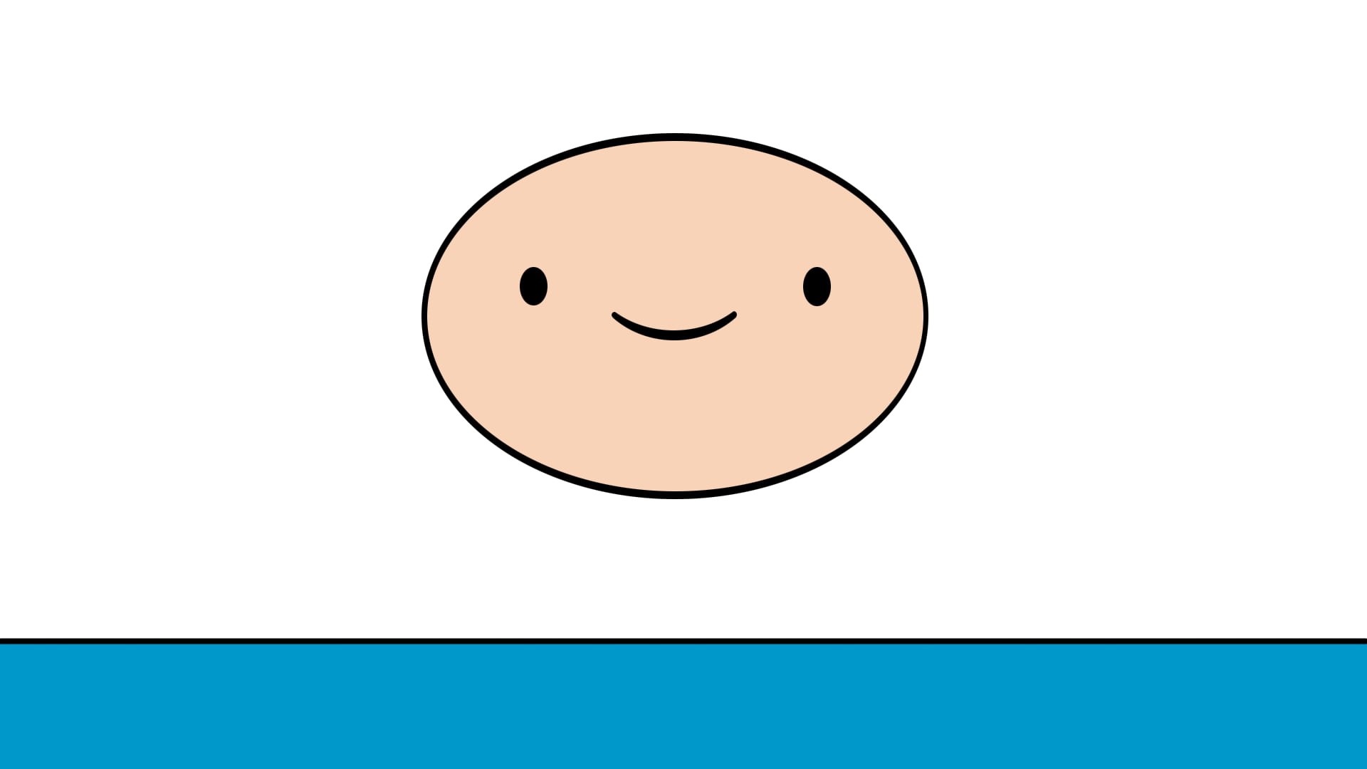 no people, anthropomorphic face, anthropomorphic, representation, fun, drawing - art product, Finn the Human, geometric shape, smiling, human representation, HD Wallpaper
