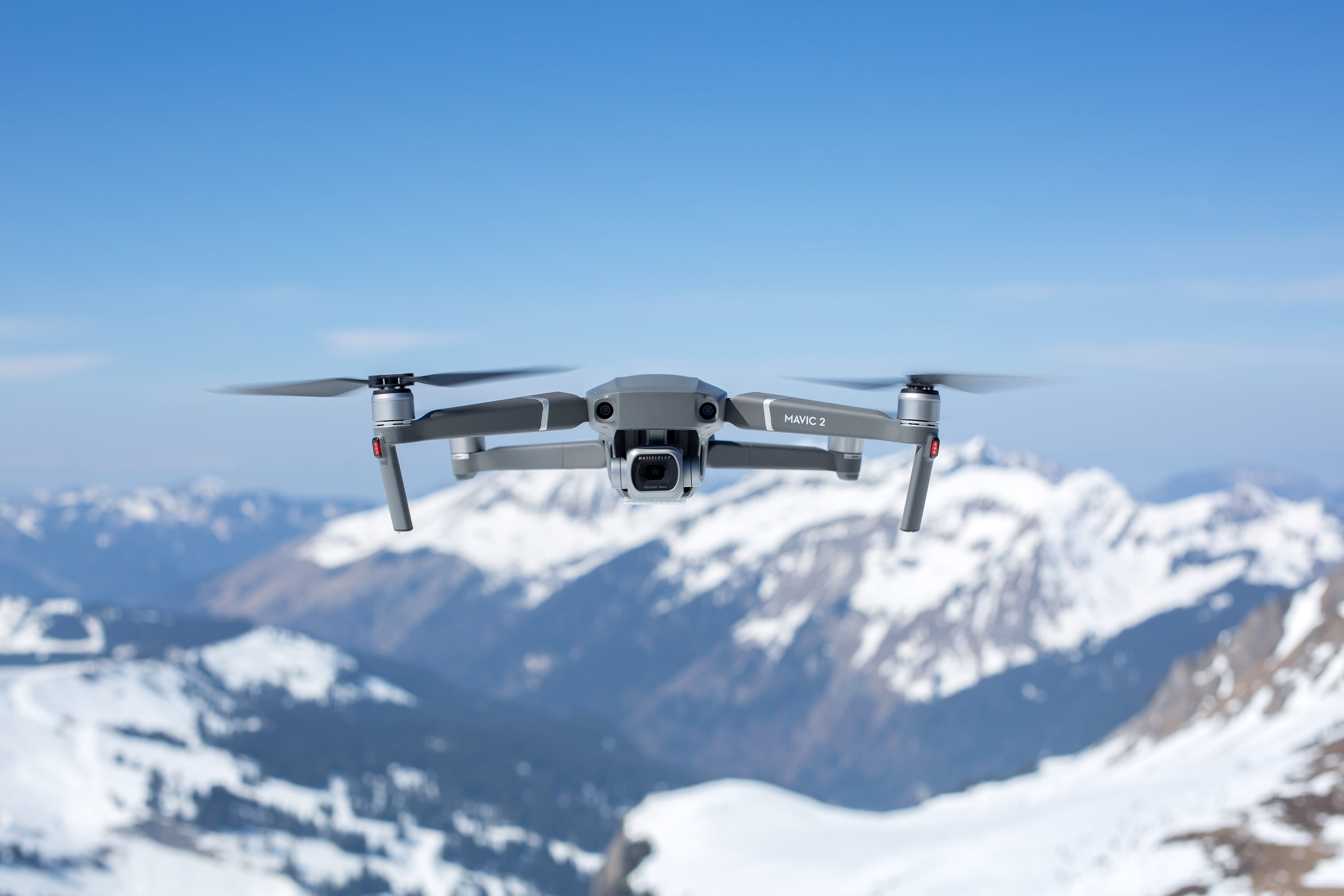 photograph, outdoors, cold temperature, beauty in nature, flying, no people, mavic, 360, vehicle, day, white color, blue, scenics - nature, mountain peak, HD Wallpaper