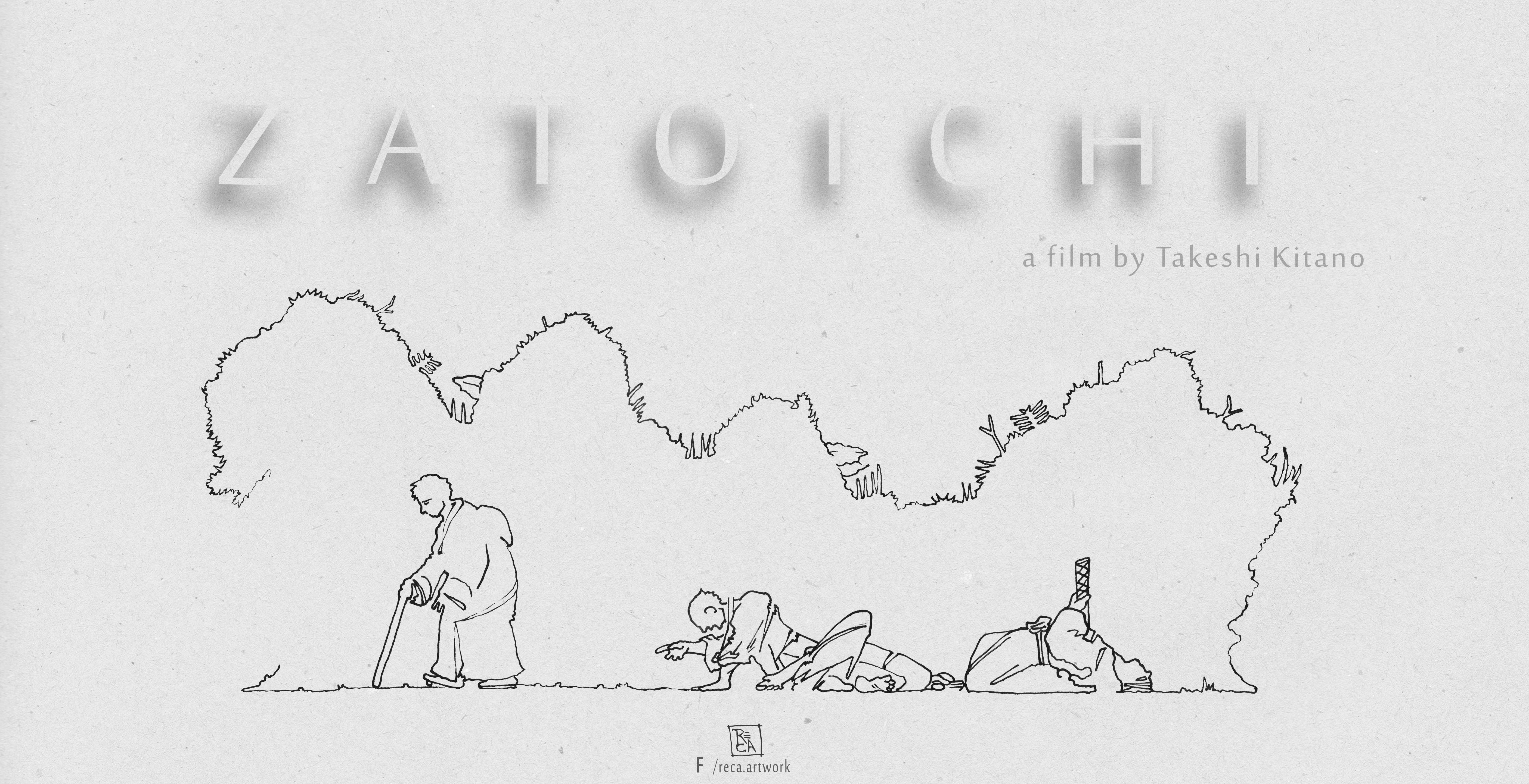 zatoichi, illustration, reca, 5K, JUAN RECA, HD Wallpaper