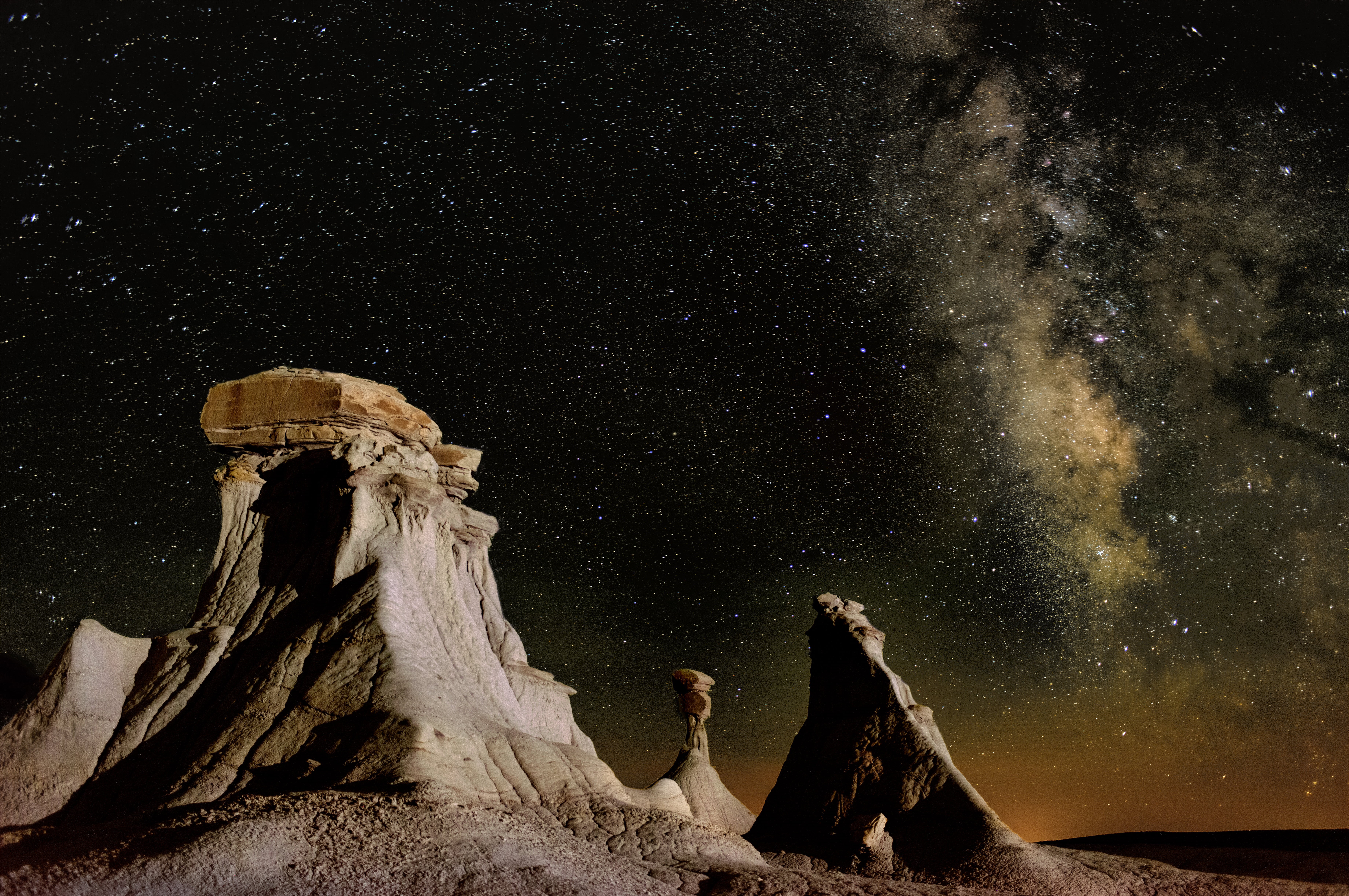 outer, Valley of Dreams, 5K, Time Lapse Video, space mountain, San Juan County, mountain, space, Stars, outer space, New Mexico, Milky Way, HD Wallpaper