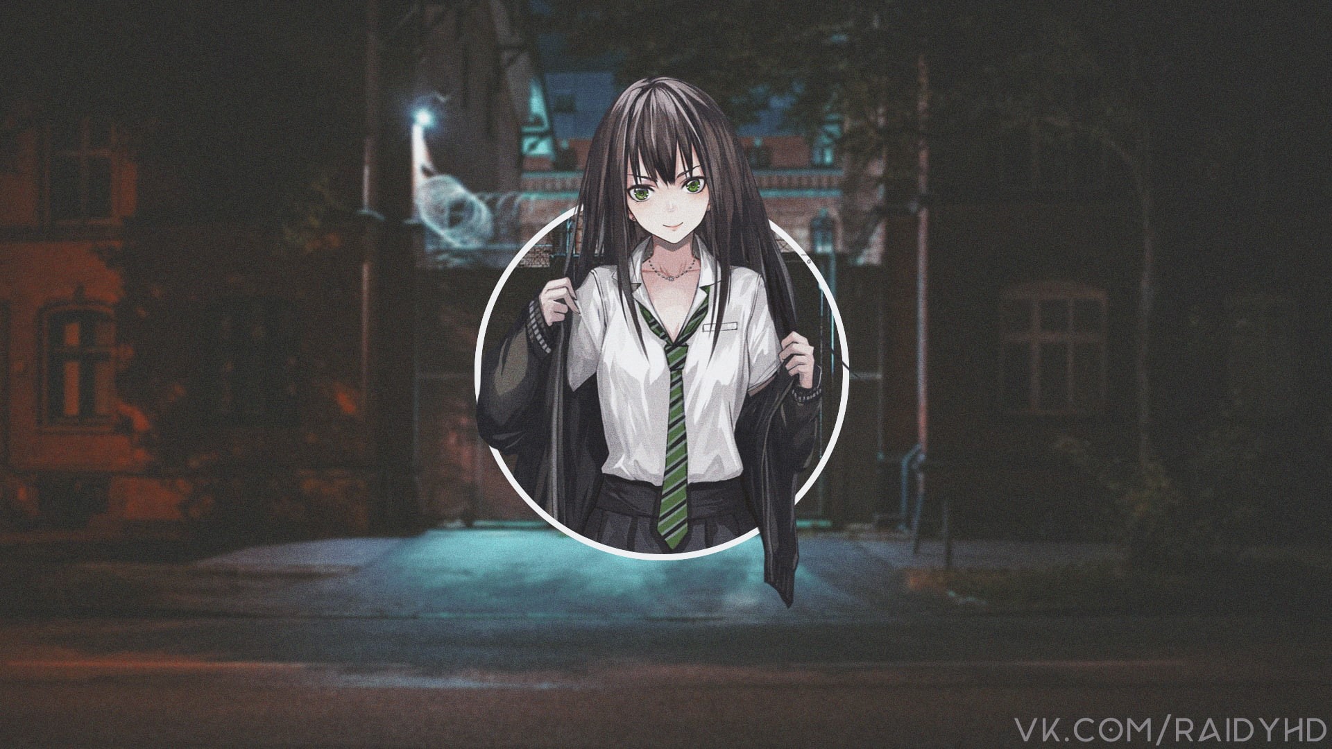 anime girls, picture-in-picture, anime, Shibuya Rin, 1080P, HD Wallpaper