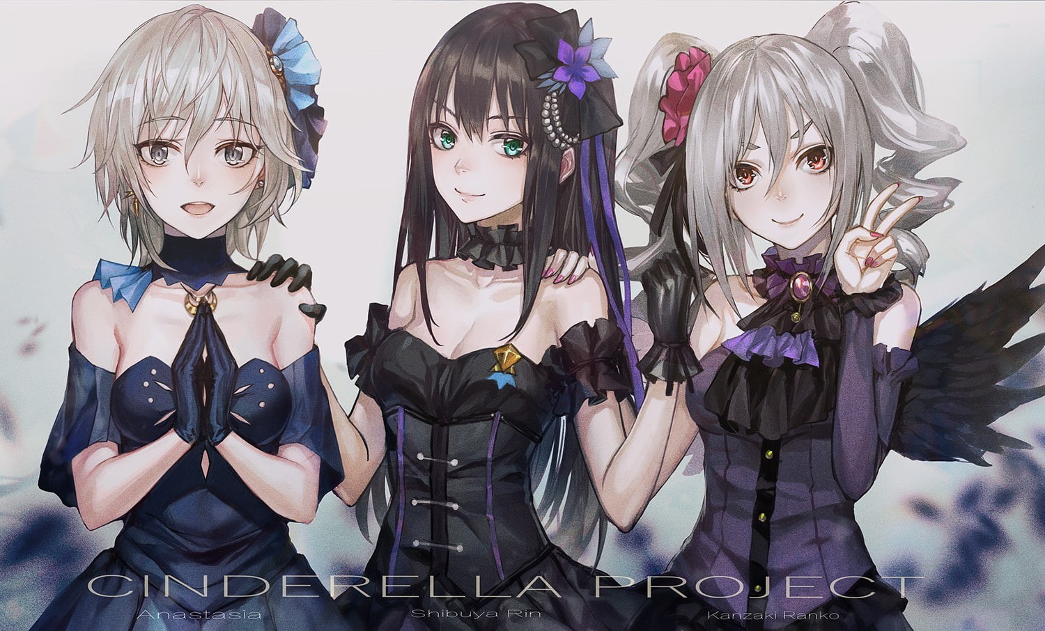 representation, hairstyle, people, human representation, 720P, halloween, Shibuya Rin, costume, Anastasia (Idolmaster), Kanzaki Ranko, portrait, mask - disguise, HD Wallpaper