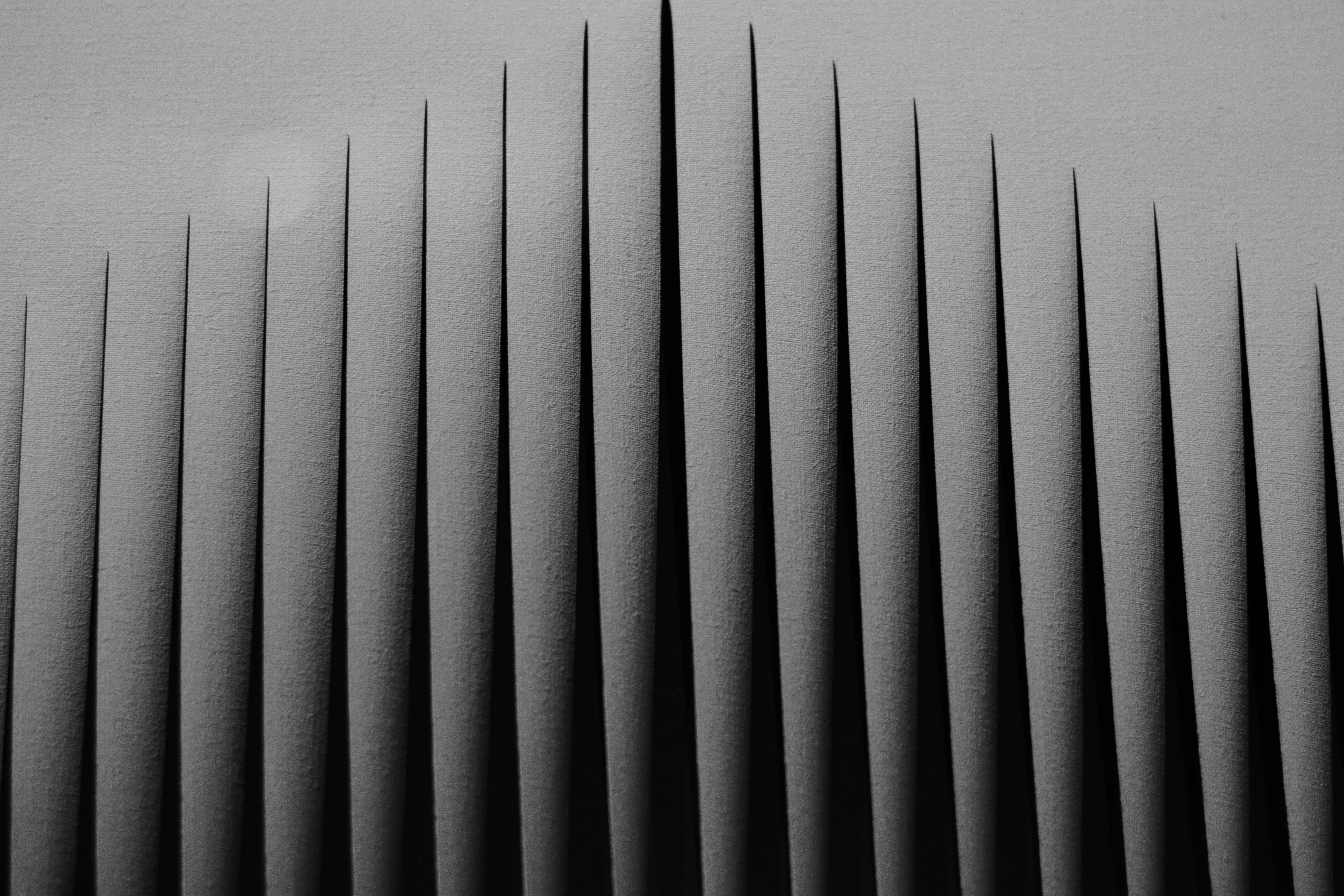 artwork, bnw, lines, modern, wall - building feature, close-up, arrangement, in a row, backgrounds, studio shot, shaded, indoors, abstract, no people, HD Wallpaper