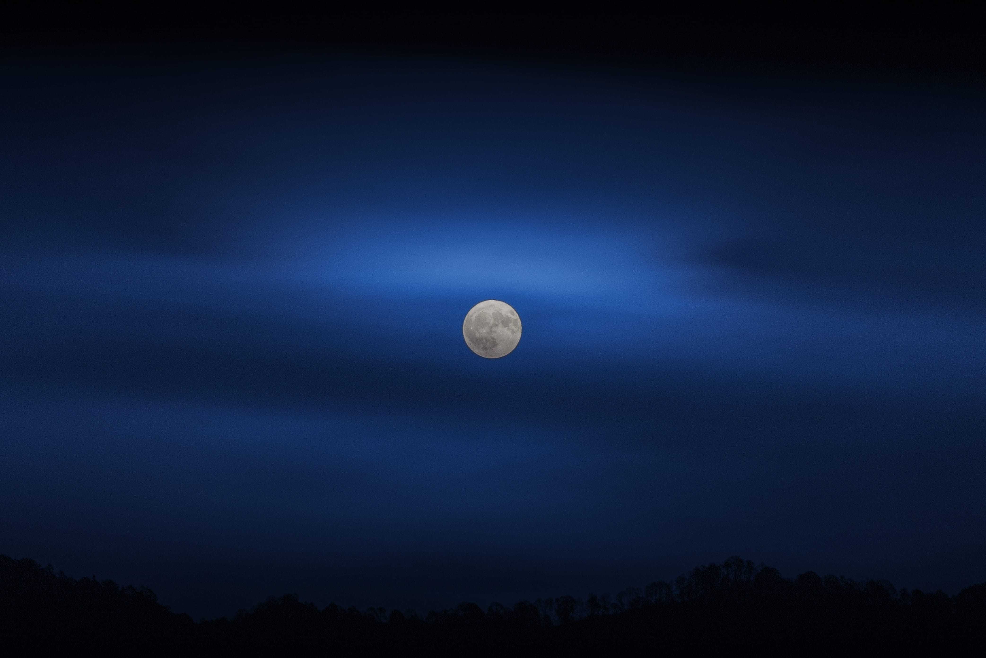 cloud - sky, night time, sky, nature, beauty in nature, blue, scenics - nature, silhouette, no people, space, alessio soggetti, asoggetti, editorial, outdoors, HD Wallpaper