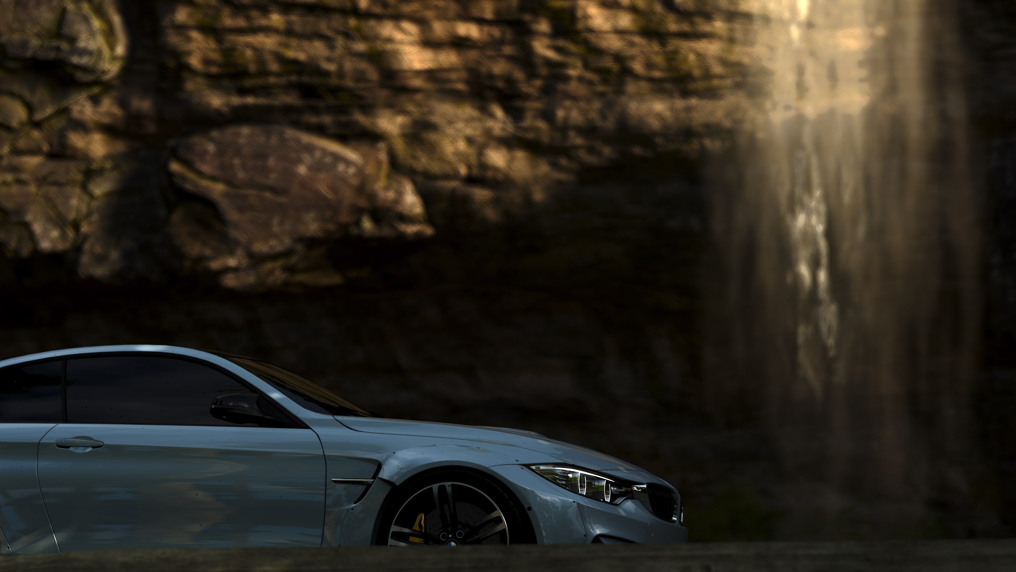 road, nature, non-urban scene, mode of transportation, rock - object, side view, focus on foreground, rock, rock formation, solid, Forza, forza horizon 3, HD Wallpaper