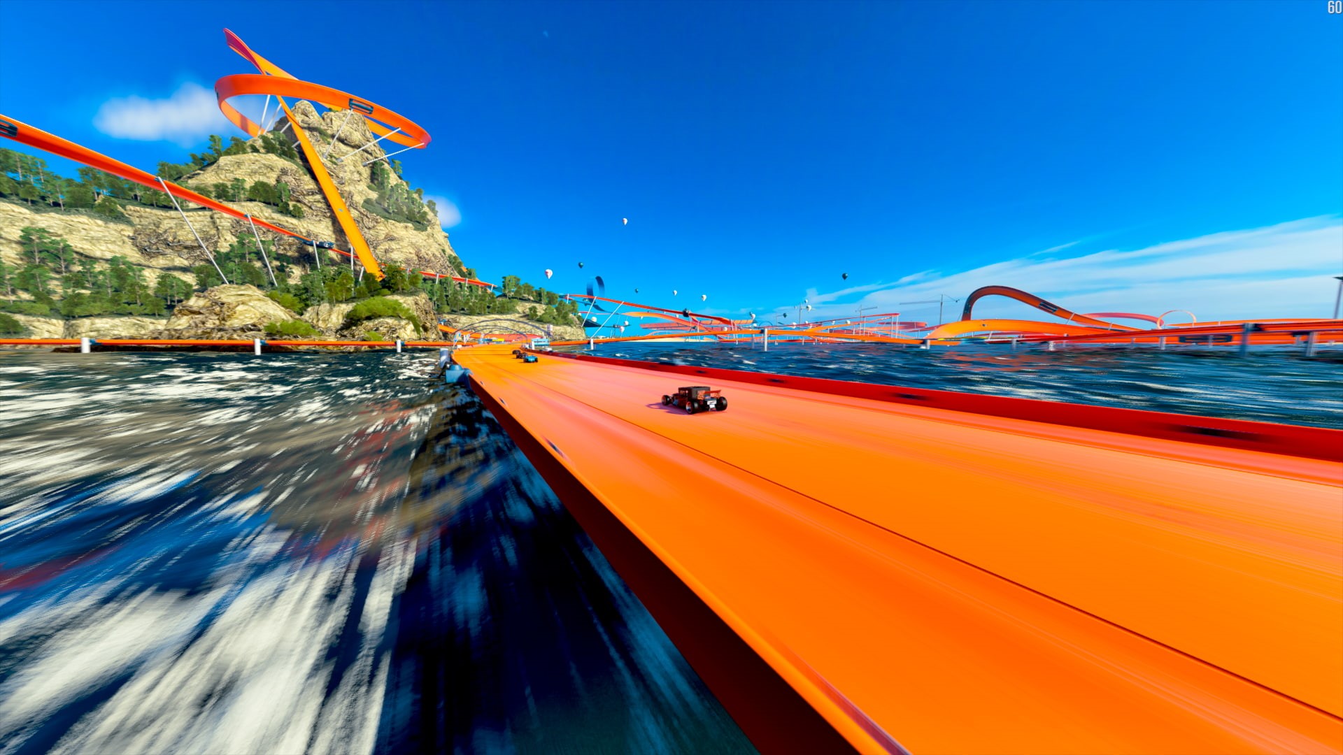 mode of transportation, Hot Wheels, sky, blue, sea, day, racing, water, kayak, nautical vessel, transportation, Xbox One, race cars, nature, multi colored, HD Wallpaper