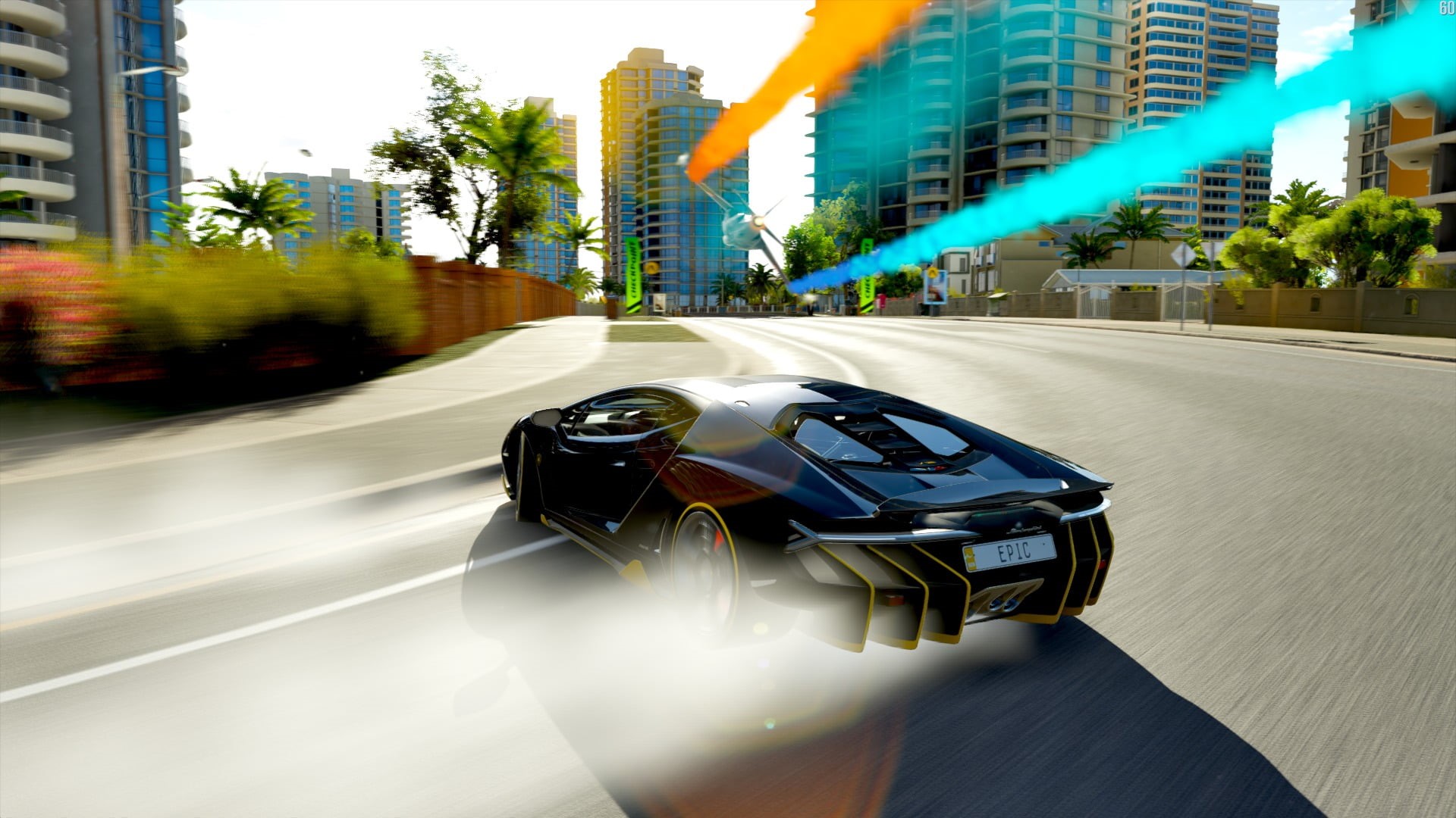 Master Race, no people, Xbox One, blurred motion, motor vehicle, transportation, luxury, Lamborghini, screen shot, day, forza horizon 3, Forza, mode of transportation, HD Wallpaper