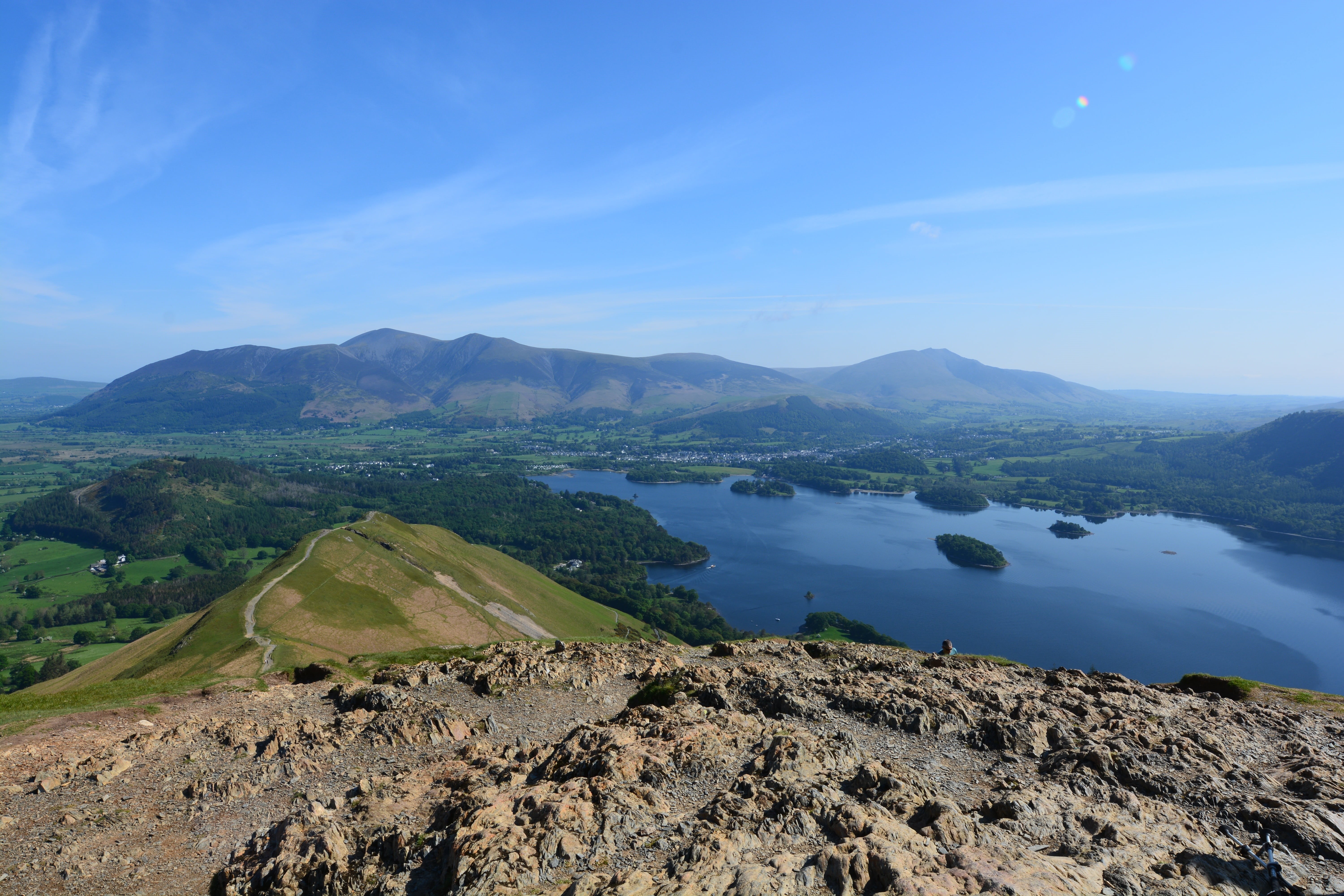 5K, high, view, tranquility, cloud - sky, sky, tranquil scene, adventure, photography, environment, wainwright, derwent, climb, across, hike, roam, non-urban scene, HD Wallpaper
