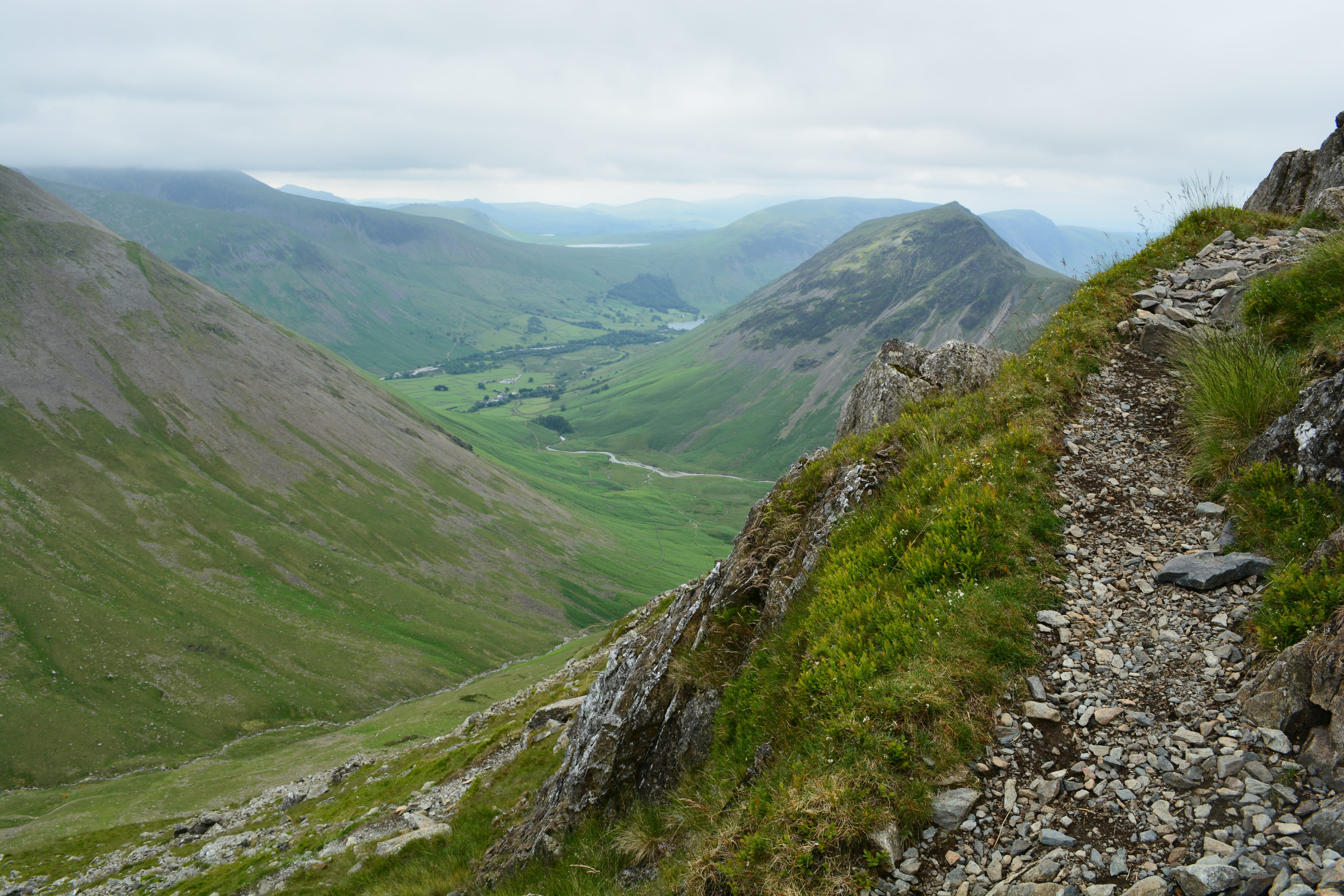 idyllic, sunny, roam, outside, valley, remote, land, environment, cumbria, hiking, tranquility, 5K, Wast, Lake District, district, lake, Lake, beauty in nature, HD Wallpaper