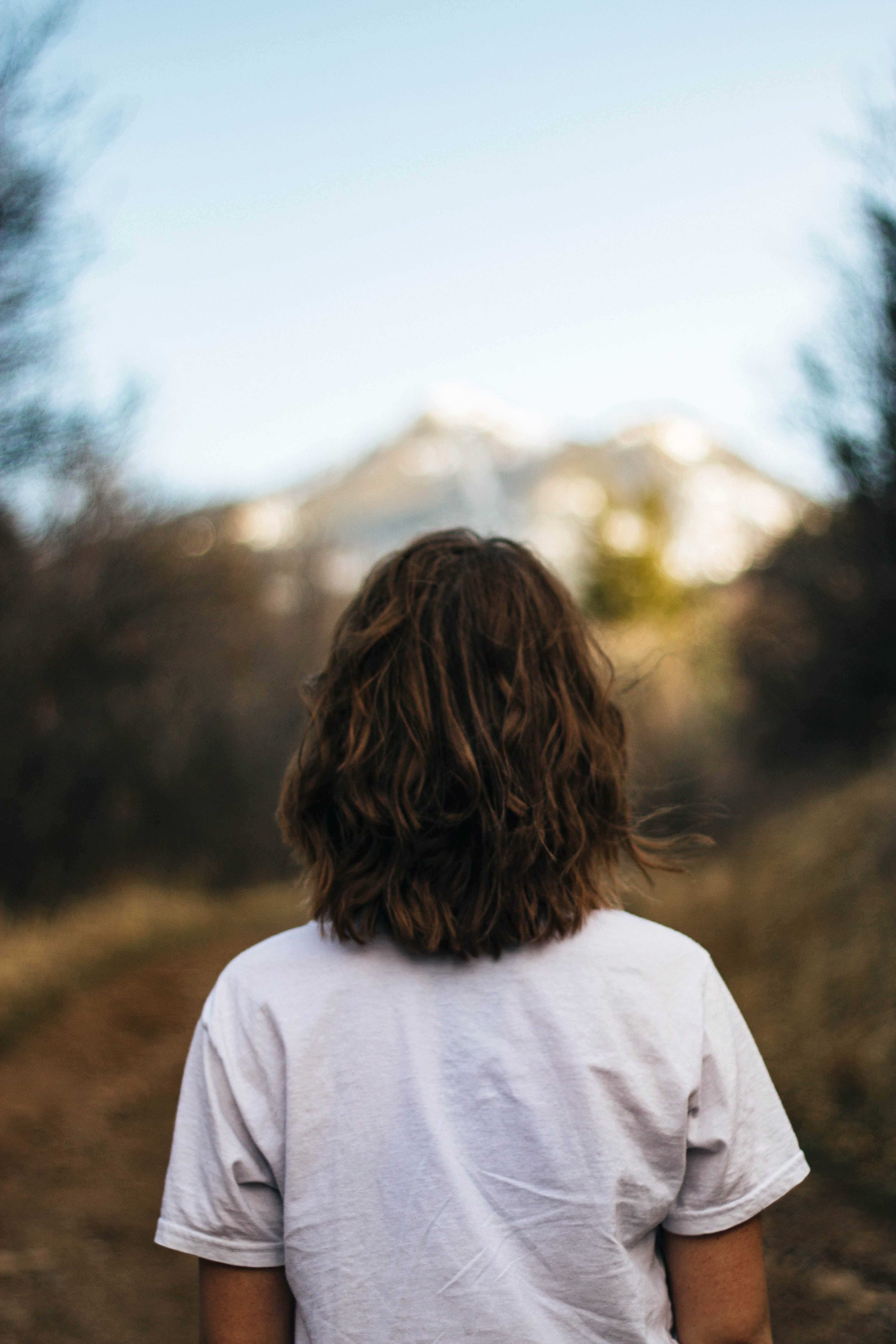 utah, human hair, plant, hair, provo canyon, headshot, contemplation, rear view, outdoors, one person, canonwhatelse, casual clothing, leisure activity, Phone HD Wallpaper
